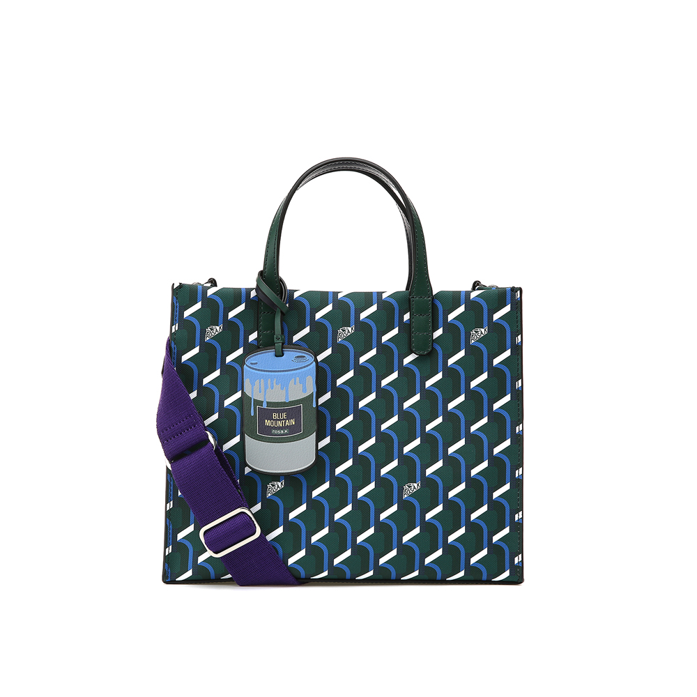 CABAS MONOGRAM DAY TOTE BLUE MOUNTAIN_M