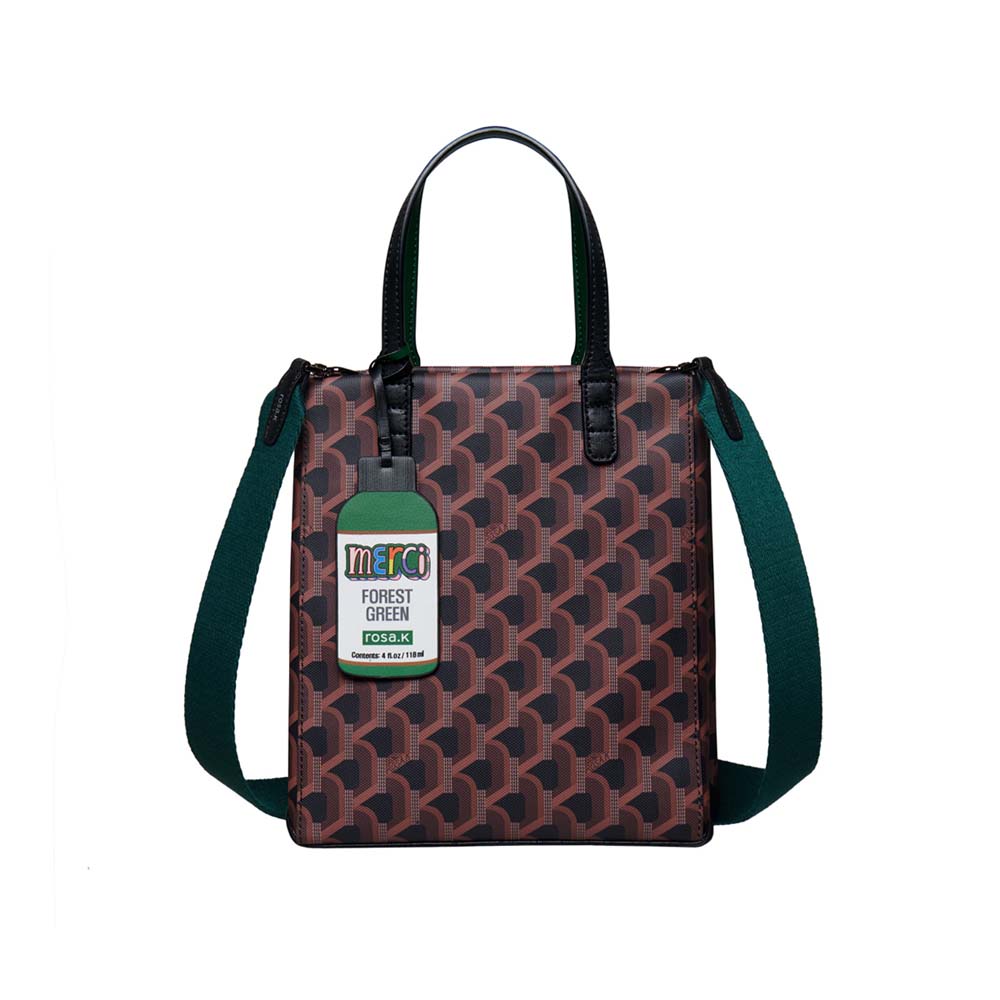 CABAS MONOGRAM TOTE BROWN_M