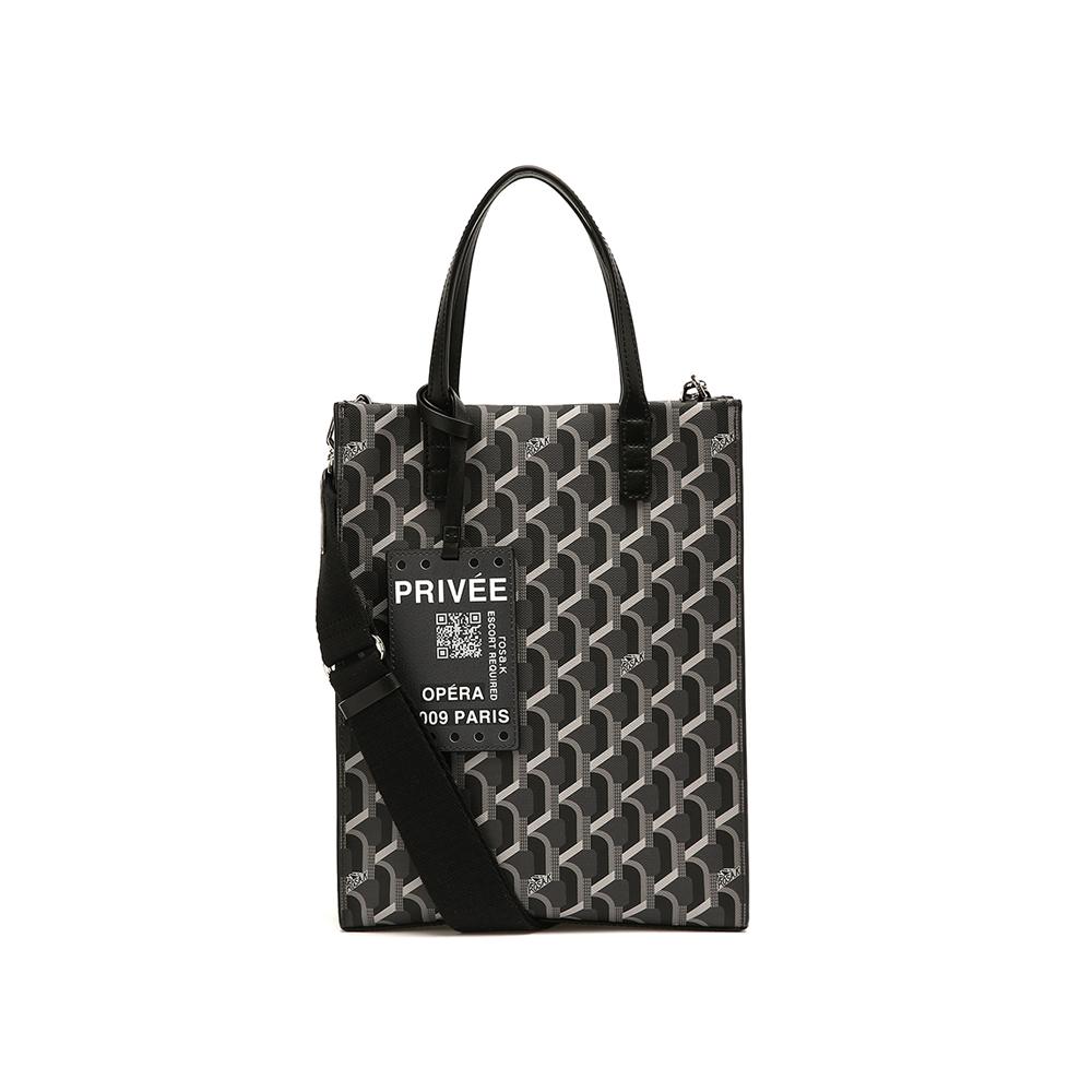 CABAS MONOGRAM TOTE SECRET BLACK_M