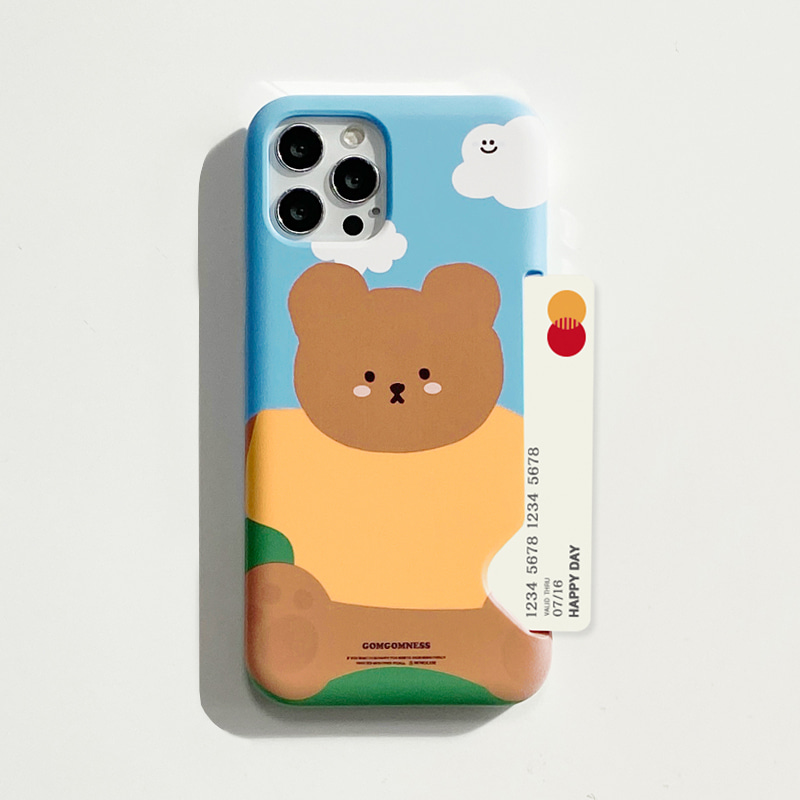 Momo Case – 487 HILL-BEAR CARD STORAGE CASE♡韓國文創
