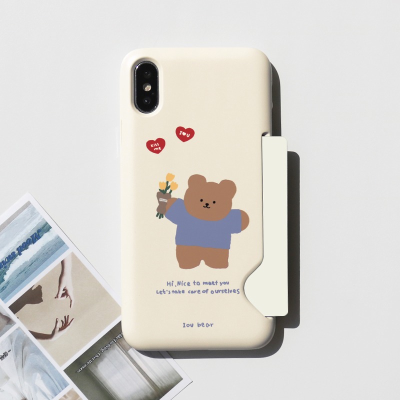 Momo Case – 325 I LOVE U BEAR CARD STORAGE CASE♡韓國文創