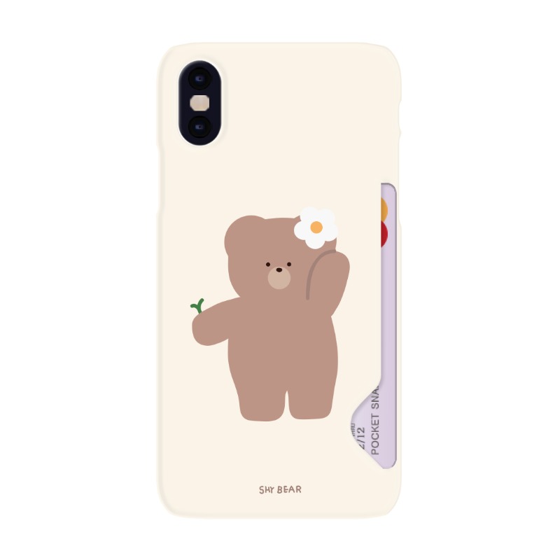 Momo Case – 210 SHY SHY BEAR CARD STORAGE CASE♡韓國文創