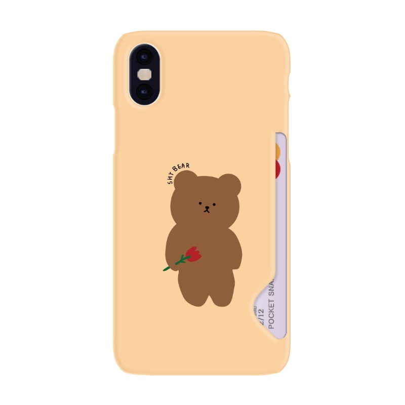 Momo Case – 217 SHY BEAR CARD STORAGE CASE♡韓國文創