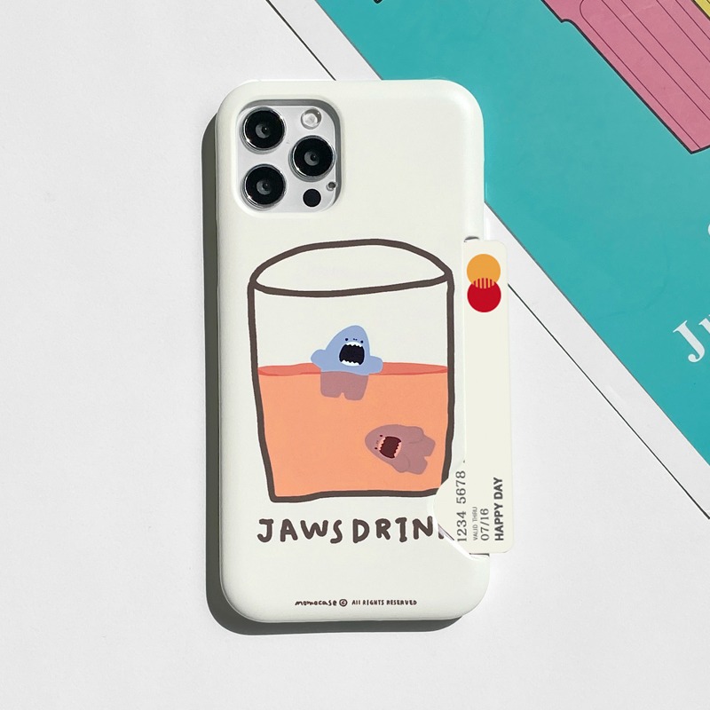 Momo Case – 465 DRINK-JAWS CARD STORAGE CASE♡韓國文創