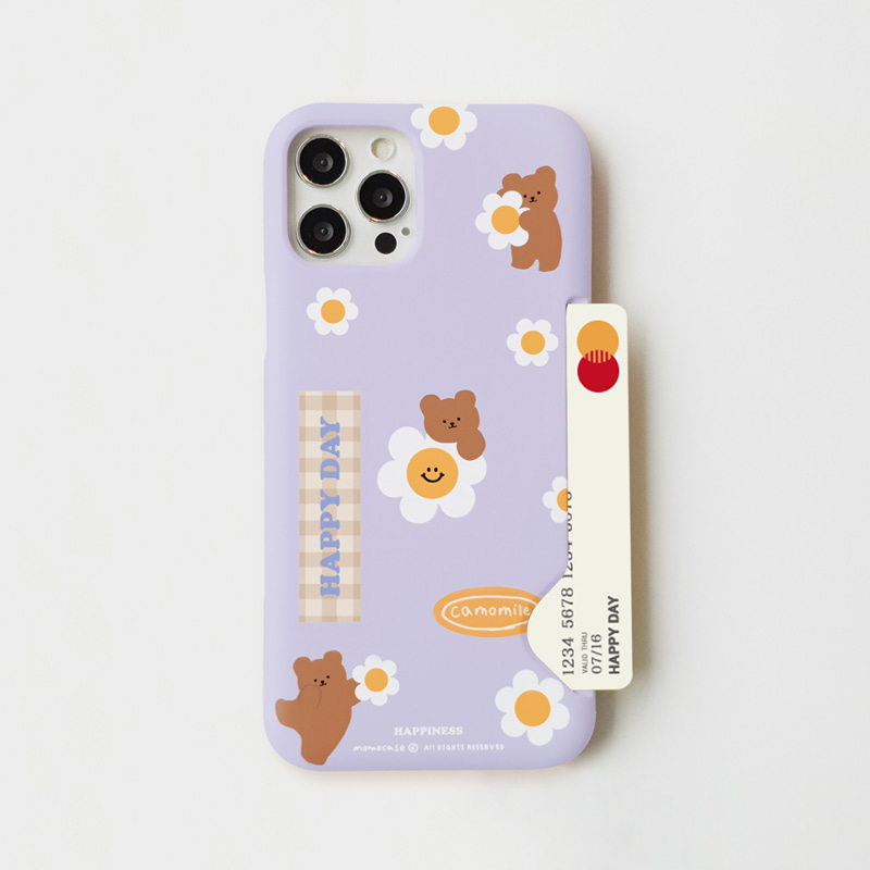 Momo Case – 463 HAPPY DAY BEAR CARD STORAGE CASE♡韓國文創