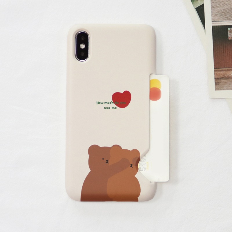 Momo Case – 221 QHO BEAR CARD STORAGE CASE♡韓國文創
