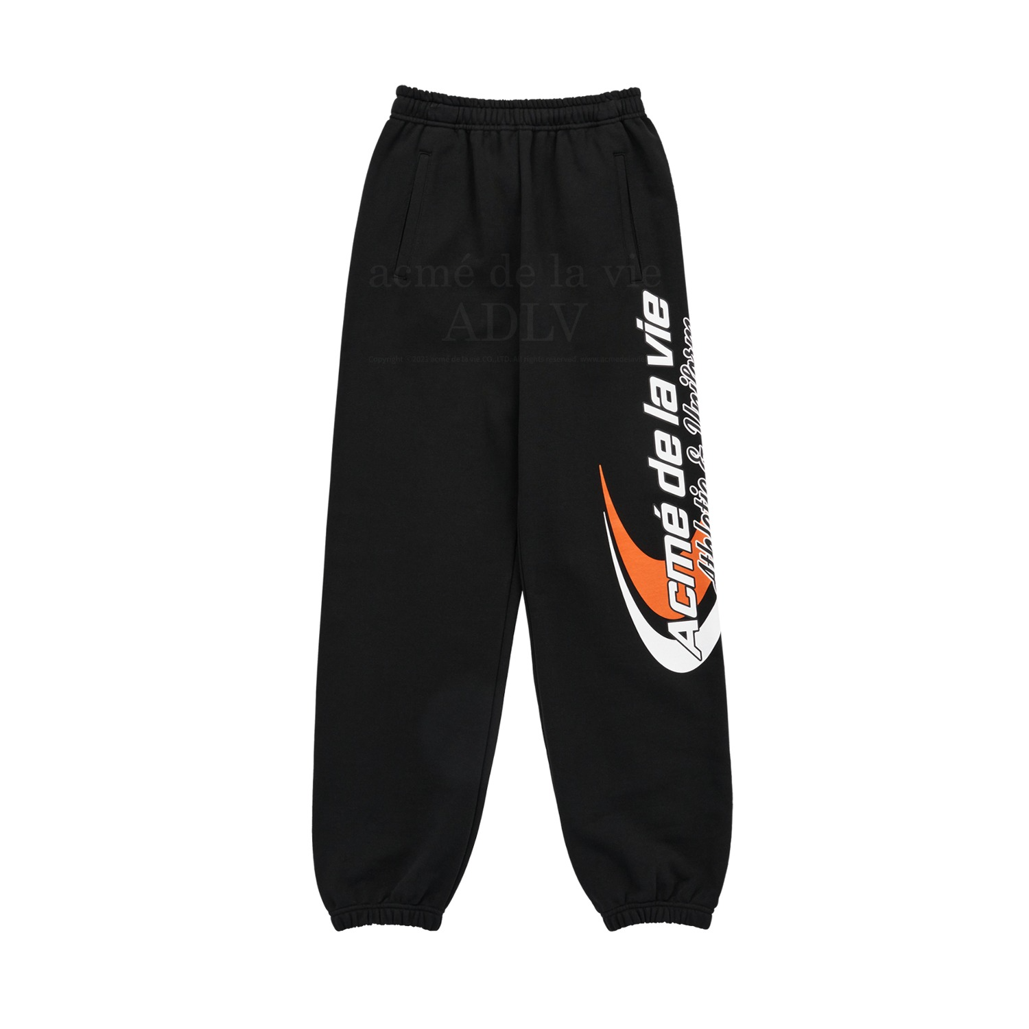 ADLV-[아크메드라비] RACING LOGO TRAINING PANTS BLACK