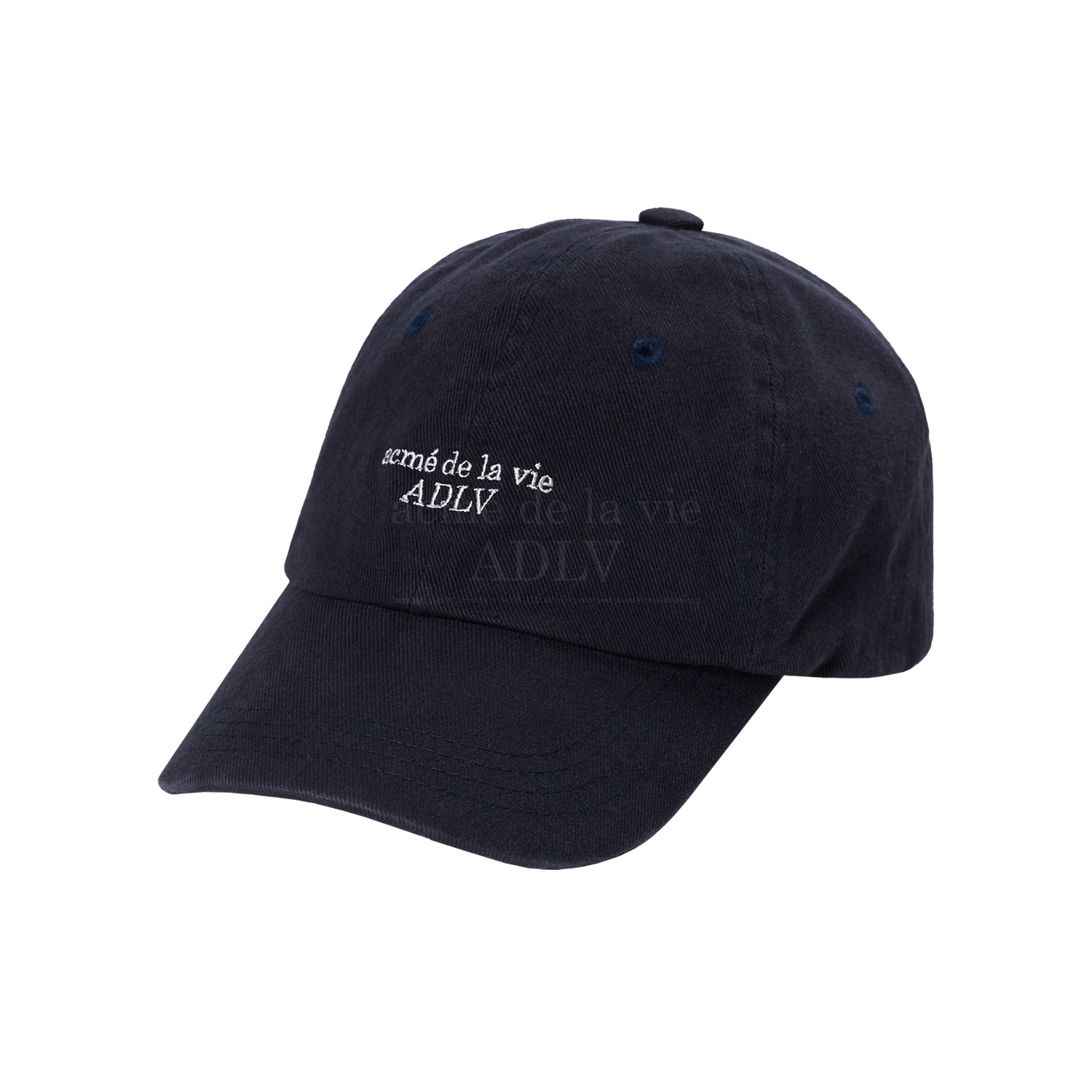 ADLV-[아크메드라비] BASIC LOGO EMBLEM WASHING BALL CAP NAVY