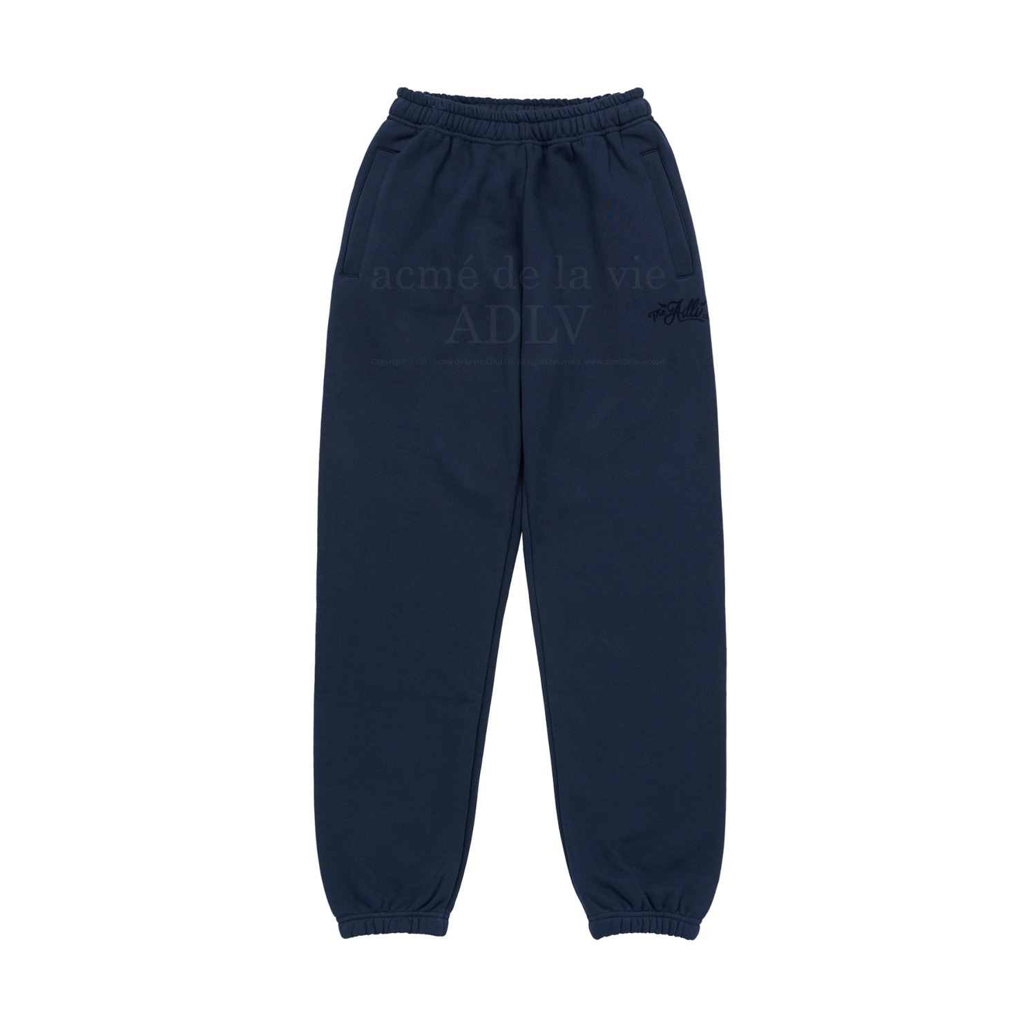 ADLV-[아크메드라비] ADLV CLUB LOGO TRAINING PANTS NAVY