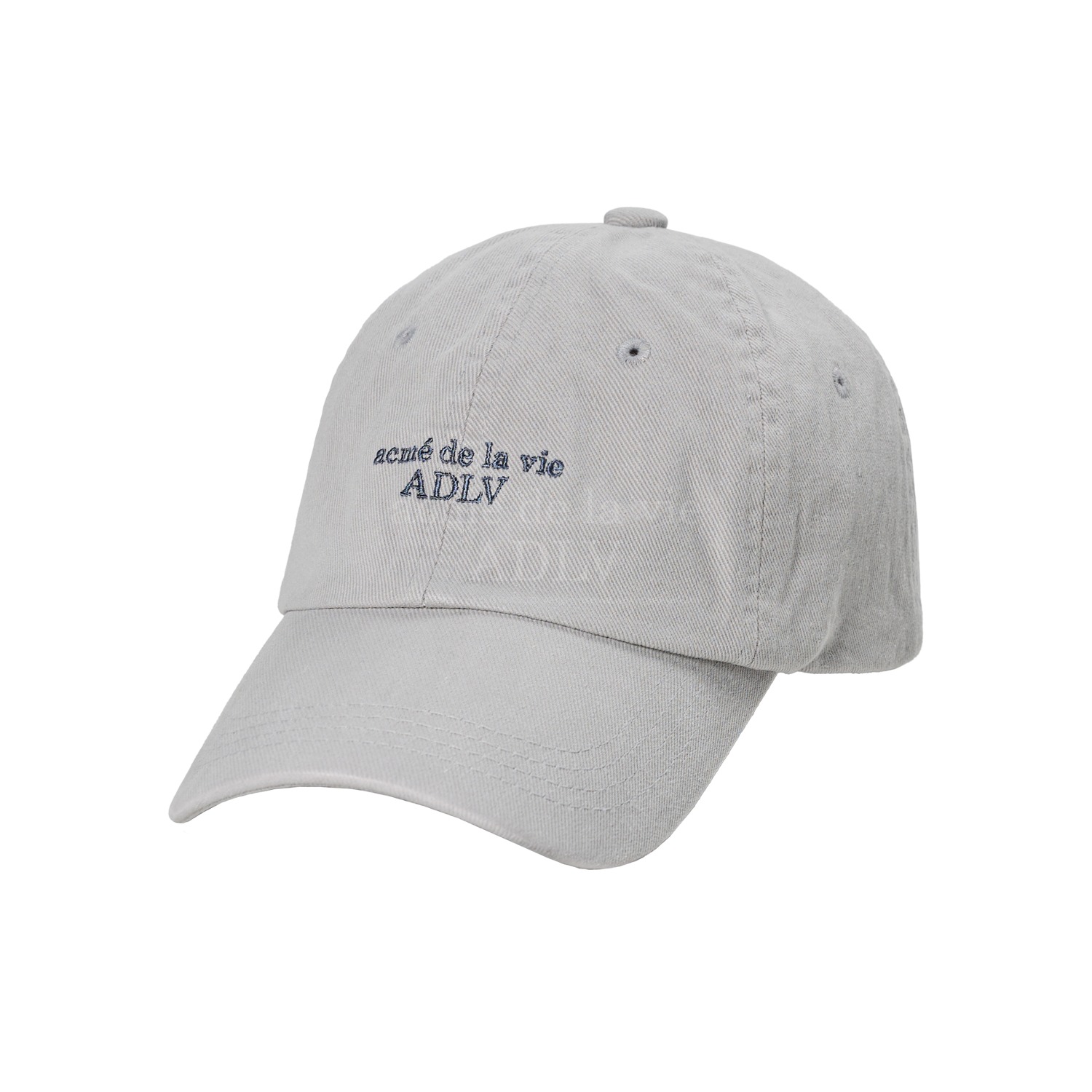 ADLV-[아크메드라비] BASIC LOGO EMBLEM WASHING BALL CAP GREY