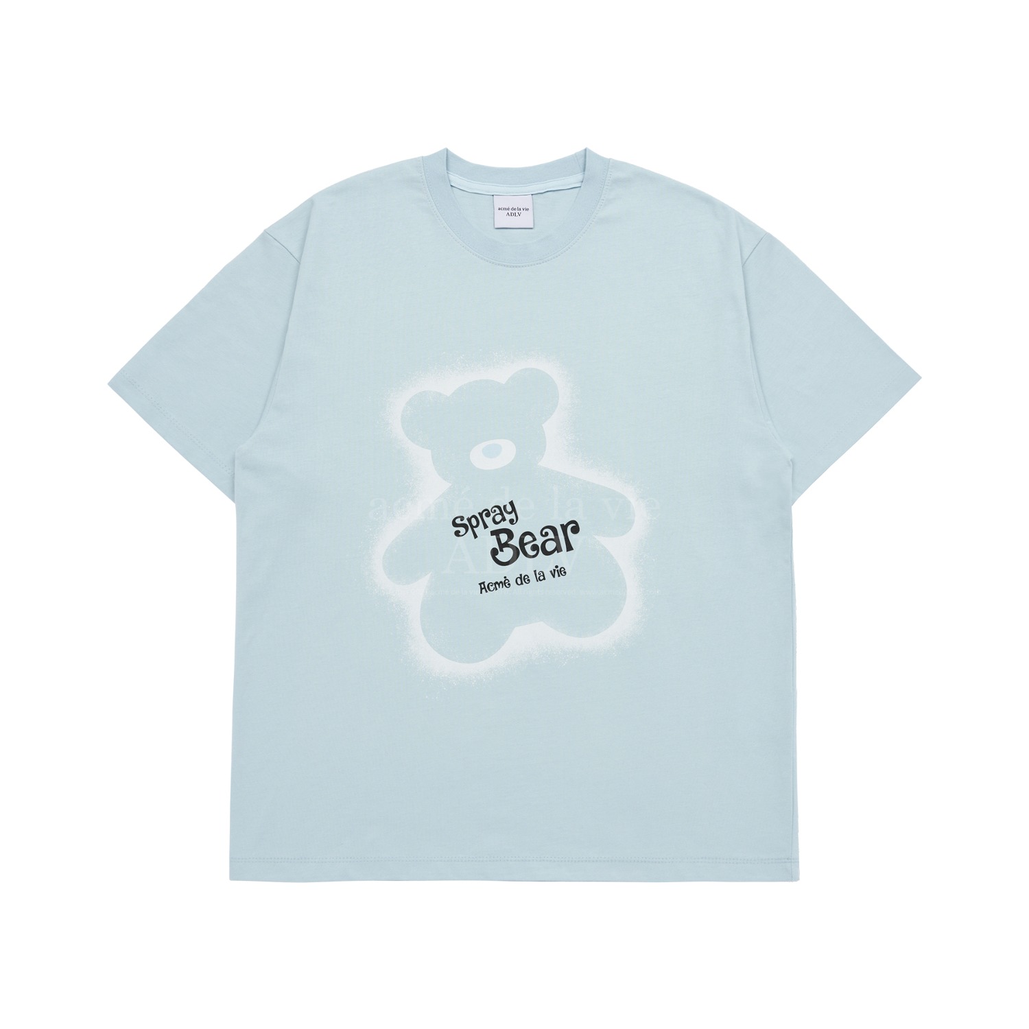 ADLV-[아크메드라비] SPRAY BEAR SHORT SLEEVE T-SHIRT MINT