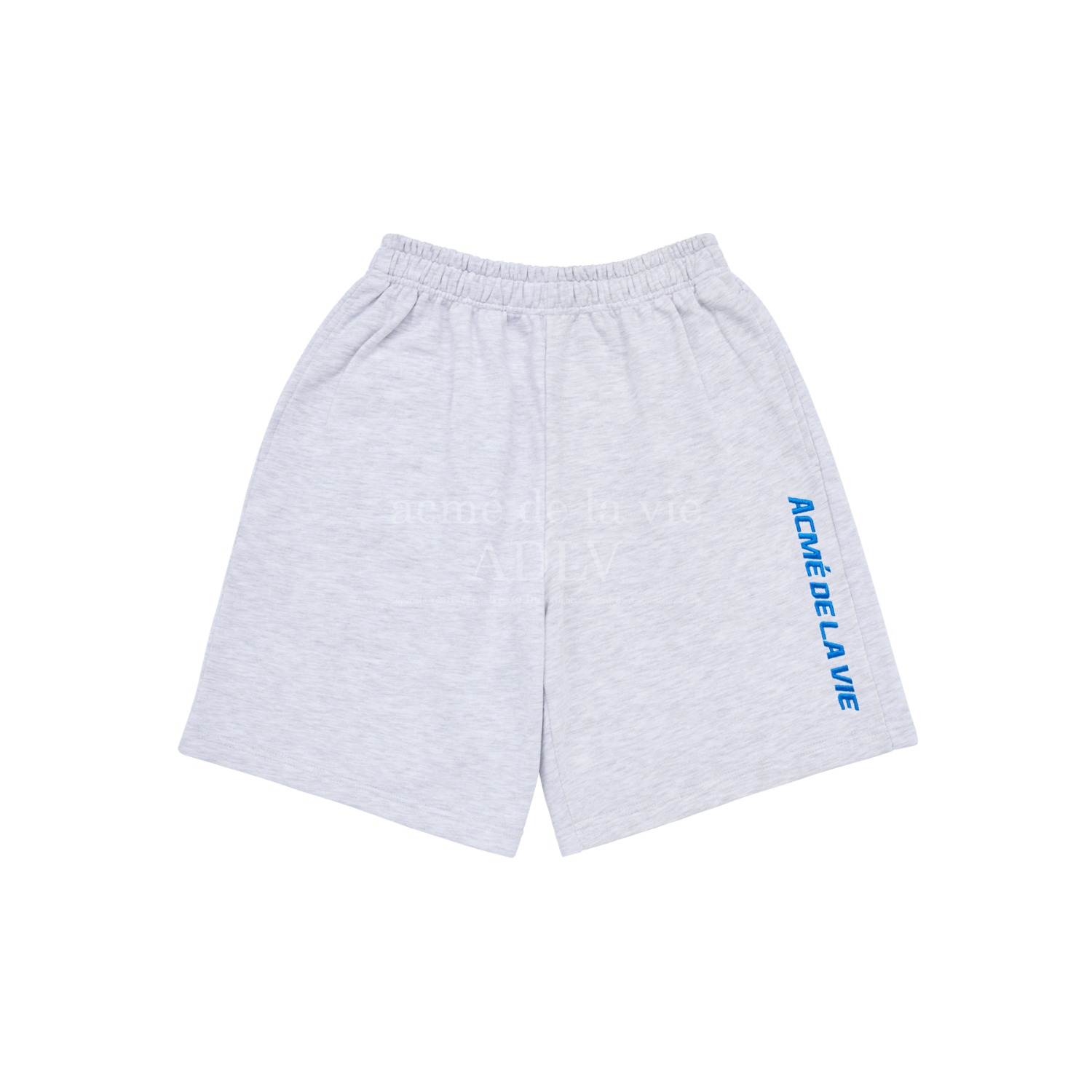 ADLV-[아크메드라비] SPORTY LOGO EMBROIDERY TRAINING SHORT PANTS MELANGE(12월27일 입고예정)
