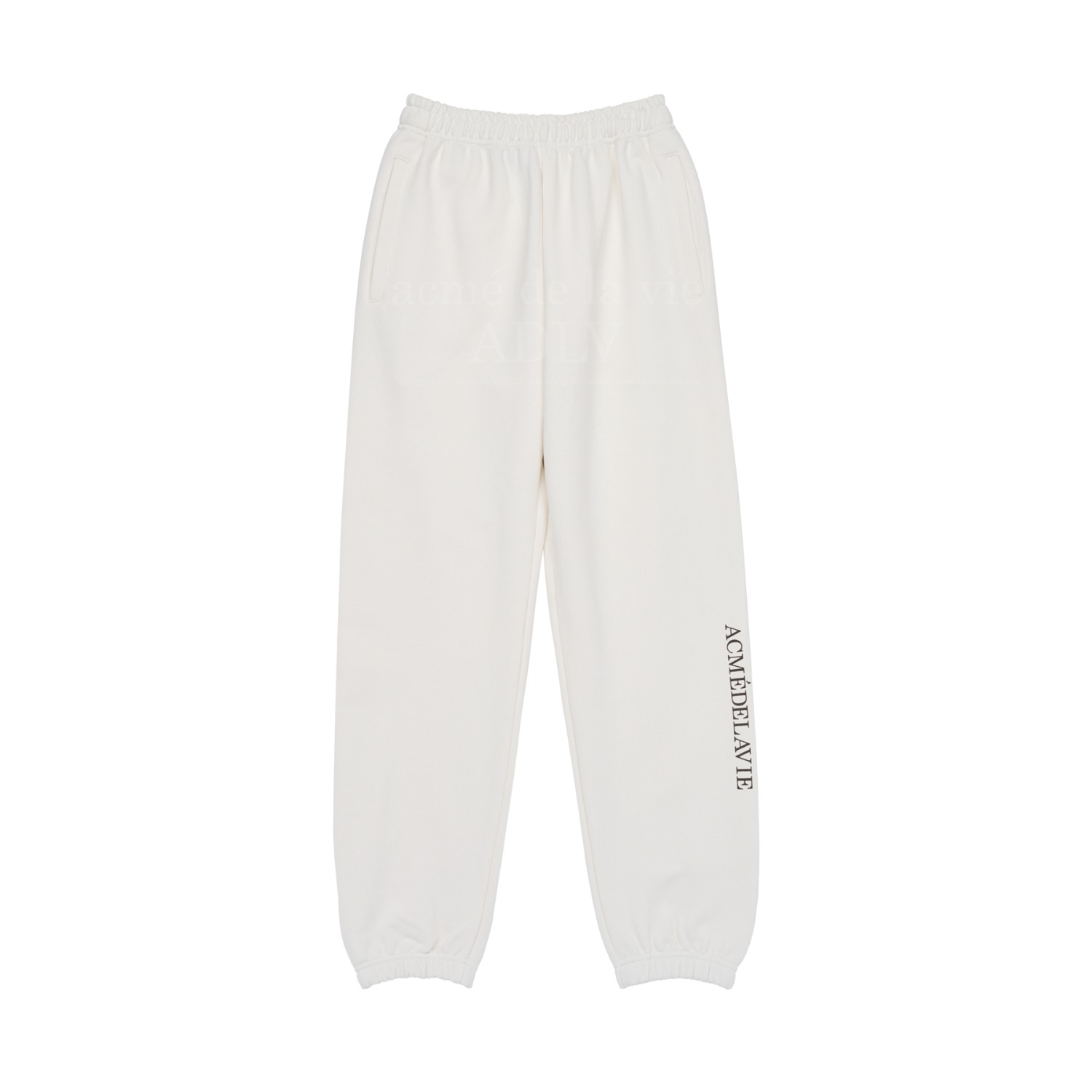 ADLV-[아크메드라비] ESSENTIAL LOGO SEASON2 TRAINING PANTS IVORY