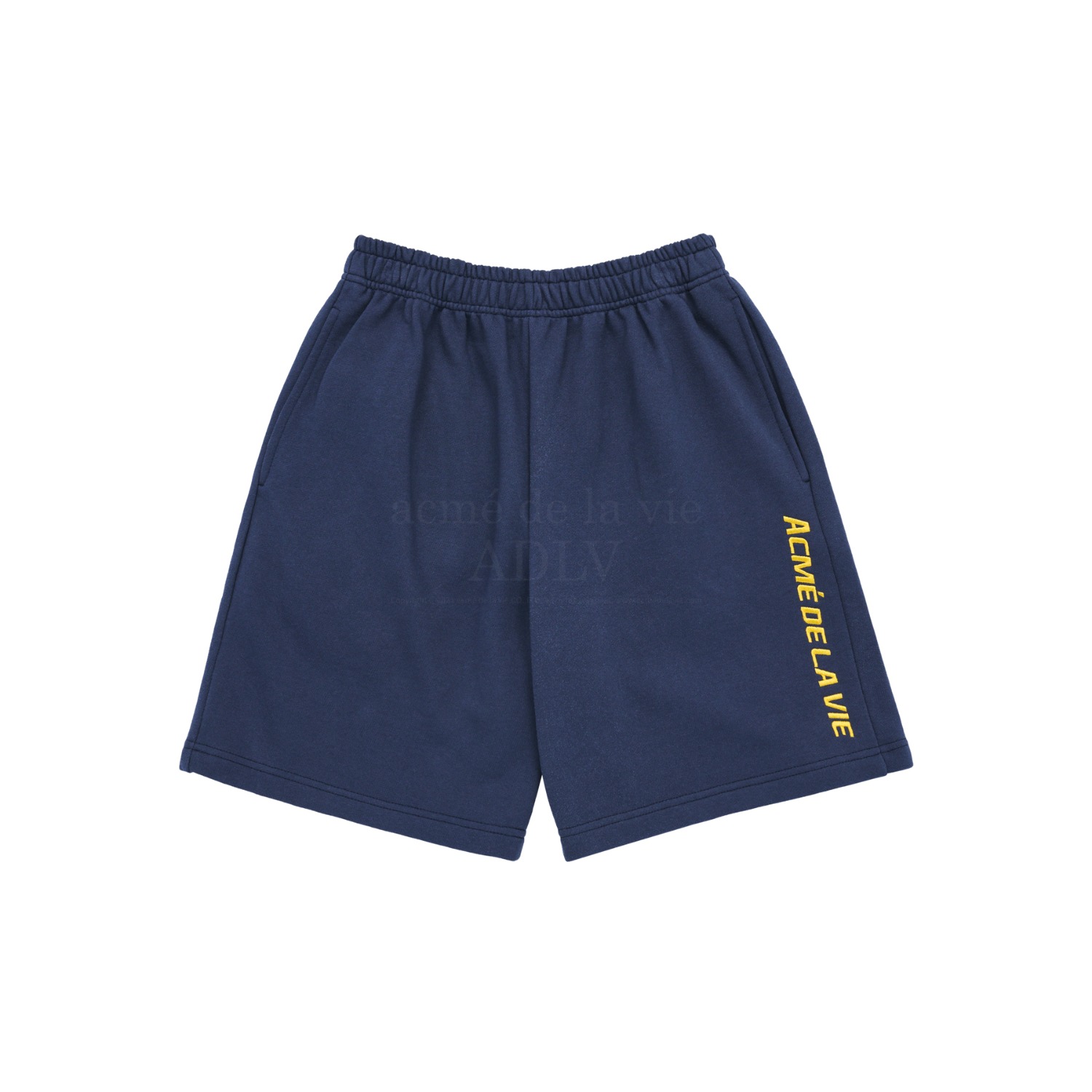 ADLV-[아크메드라비] SPORTY LOGO EMBROIDERY TRAINING SHORT PANTS NAVY(12월27일 입고예정)