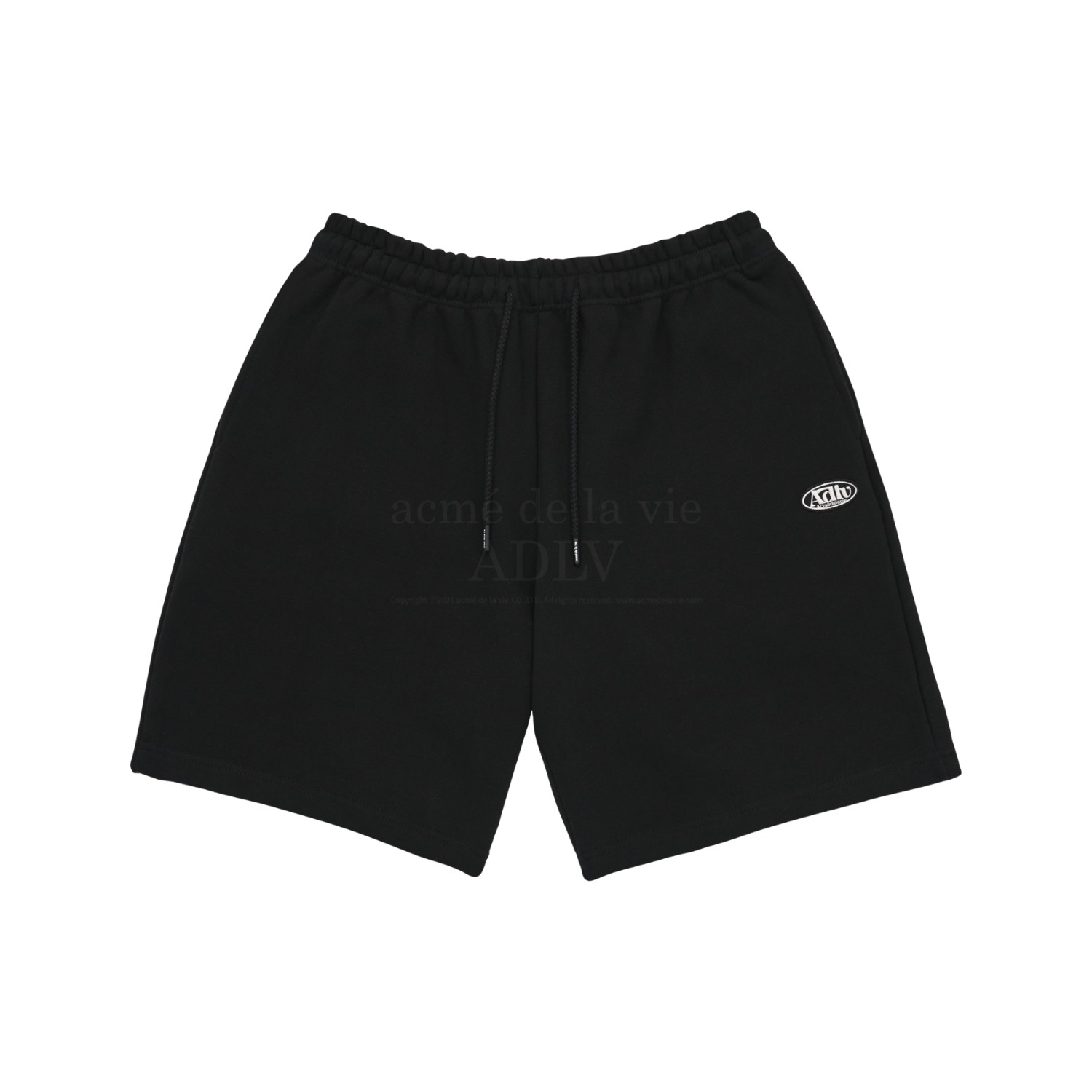 ADLV-[아크메드라비] ADLV CIRCLE WAPPEN TRAINING SHORT PANTS (M) BLACK