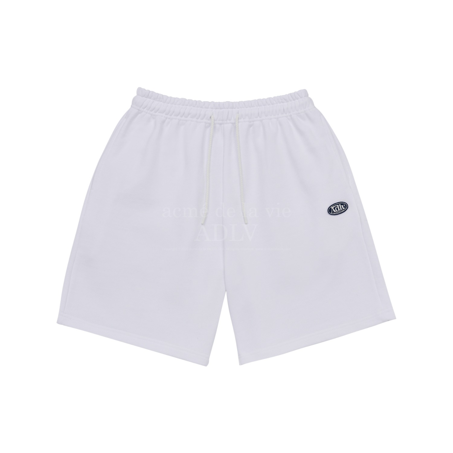 ADLV-[아크메드라비] ADLV CIRCLE WAPPEN TRAINING SHORT PANTS (M) WHITE