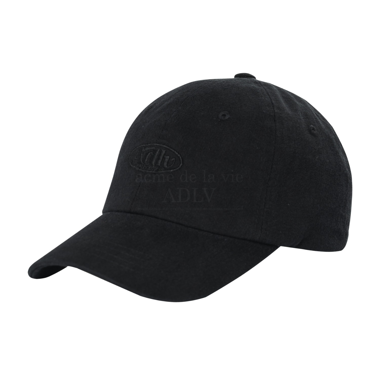 ADLV-[아크메드라비] ADLV CIRCLE WAPPEN BALL CAP BLACK