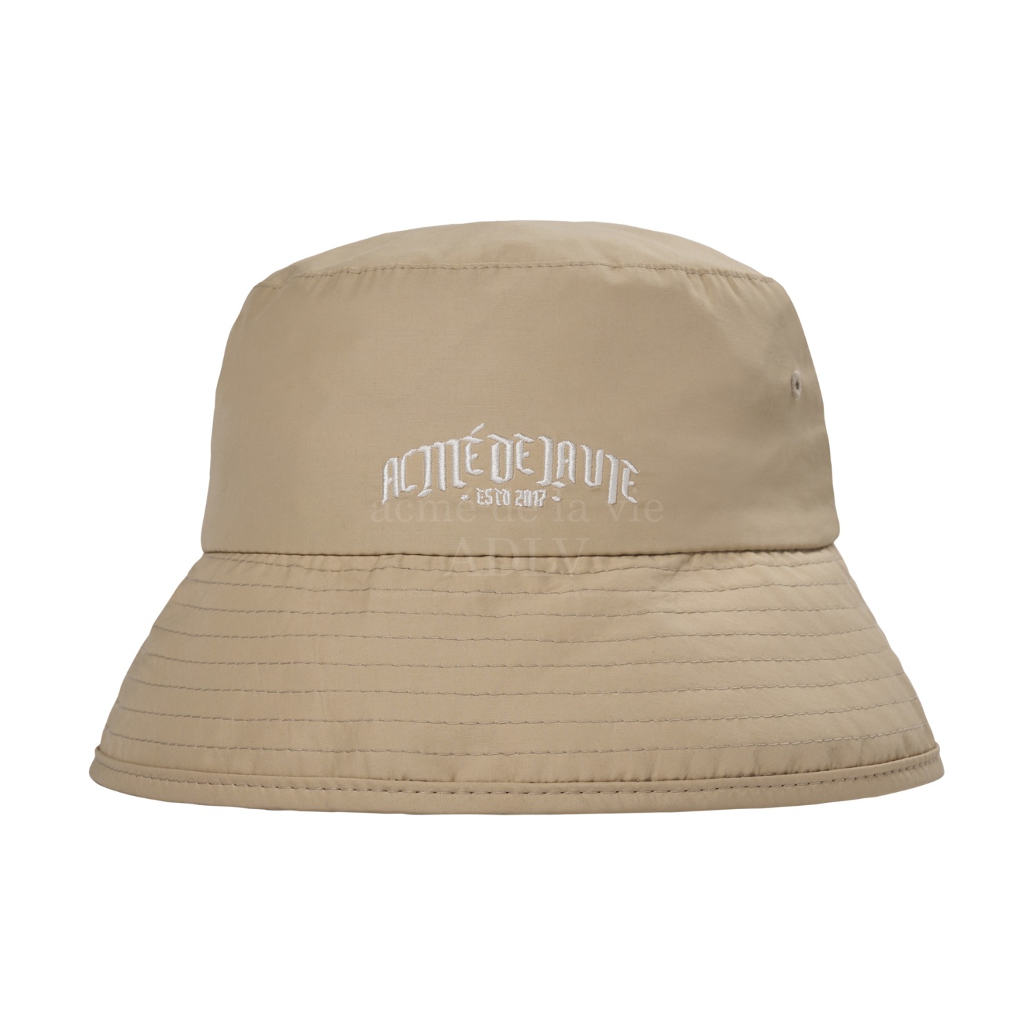 ADLV-[아크메드라비] GOTHIC LOGO BUCKET HAT BEIGE(1월20일 입고예정)