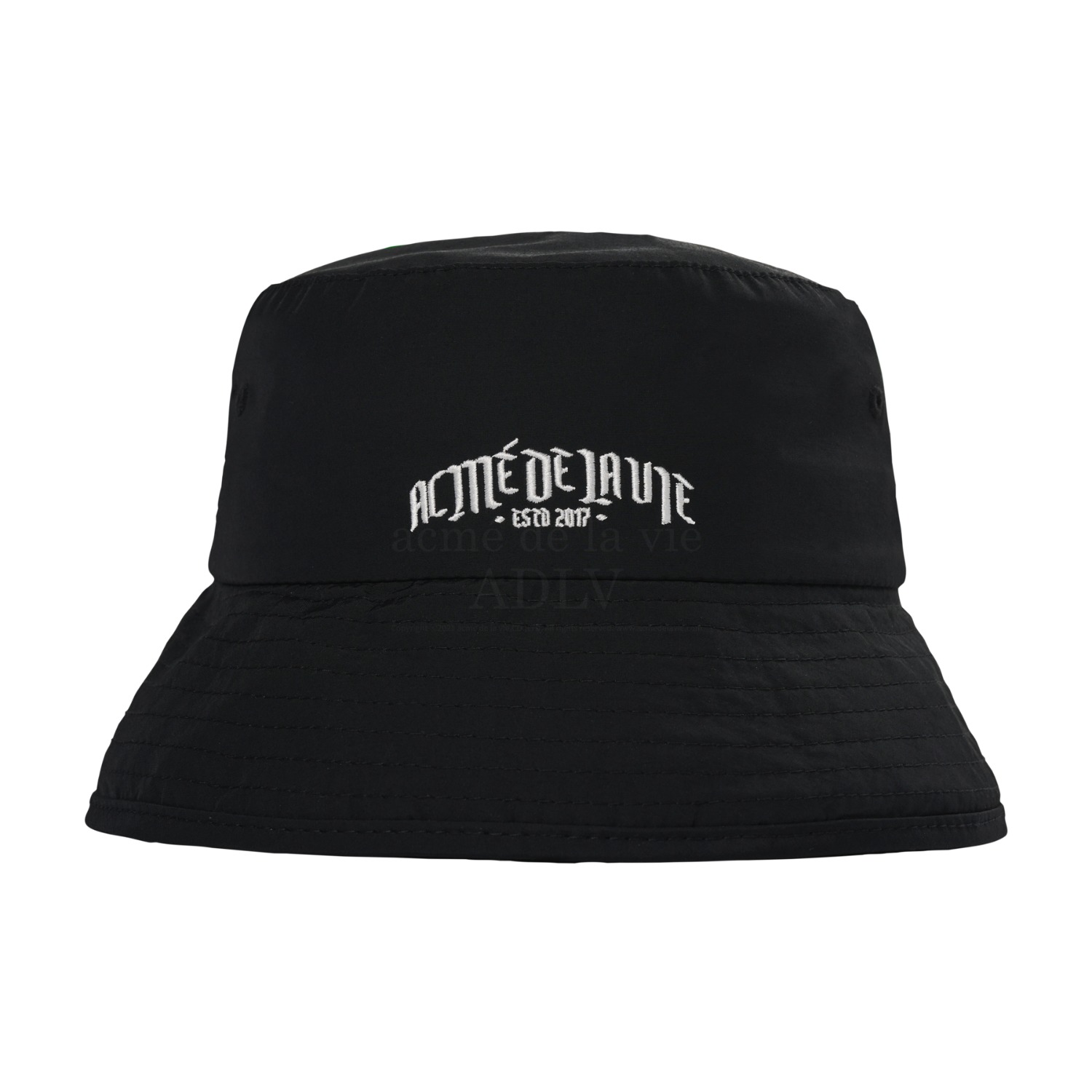 ADLV-[아크메드라비] GOTHIC LOGO BUCKET HAT BLACK(1월20일 입고예정)
