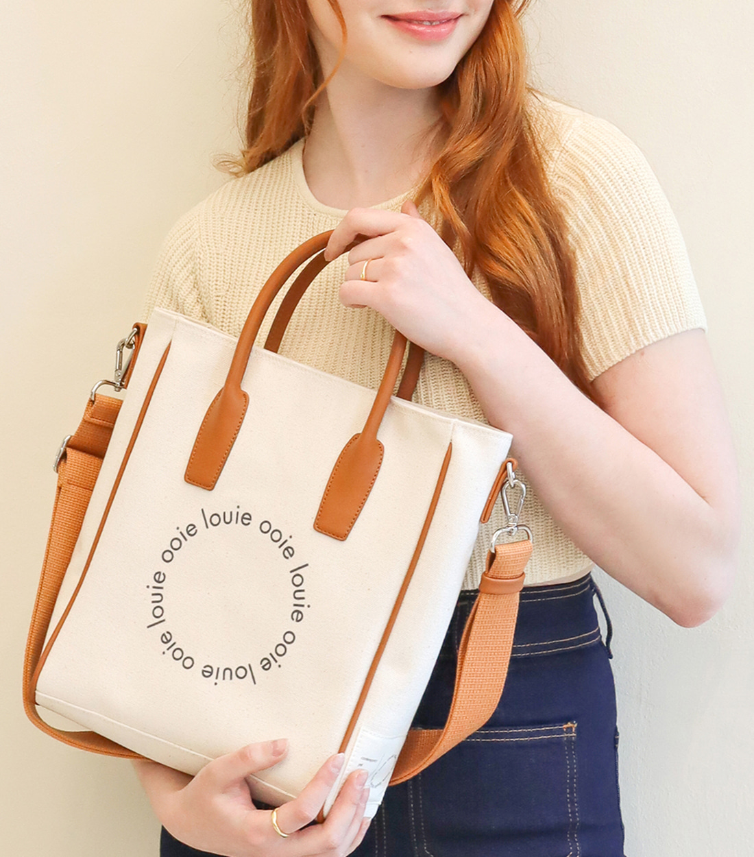 韓國louie ooie - alice bag (camel)
