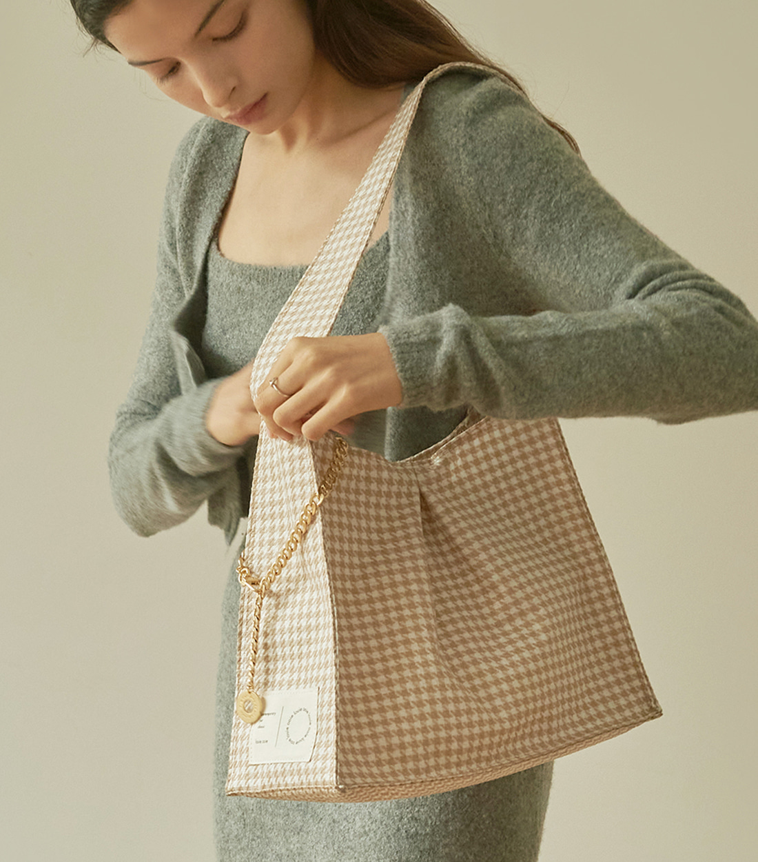 韓國louie ooie - melody bag (beige)