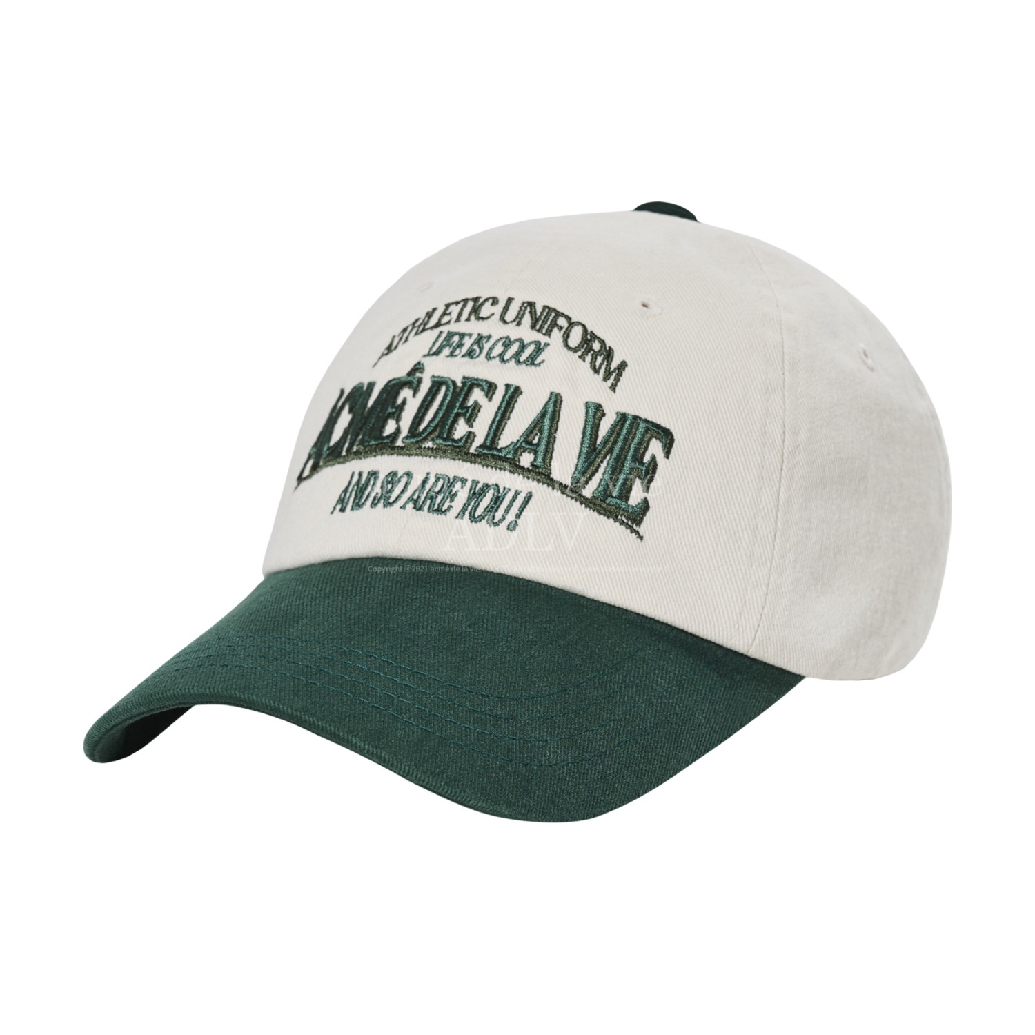 ADLV-[아크메드라비] TWO TONE FISHING LOGO BALL CAP GREEN
