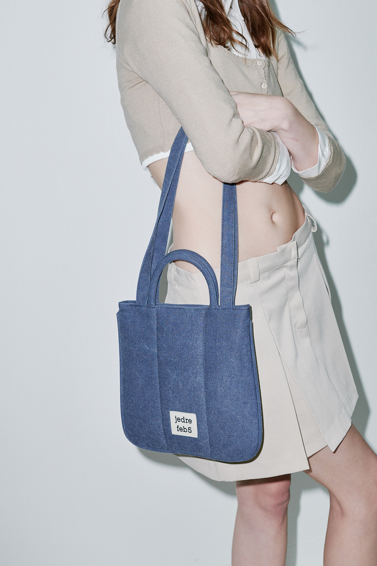 韓國JEDREFEB5 - FLUFFY BAG_blue