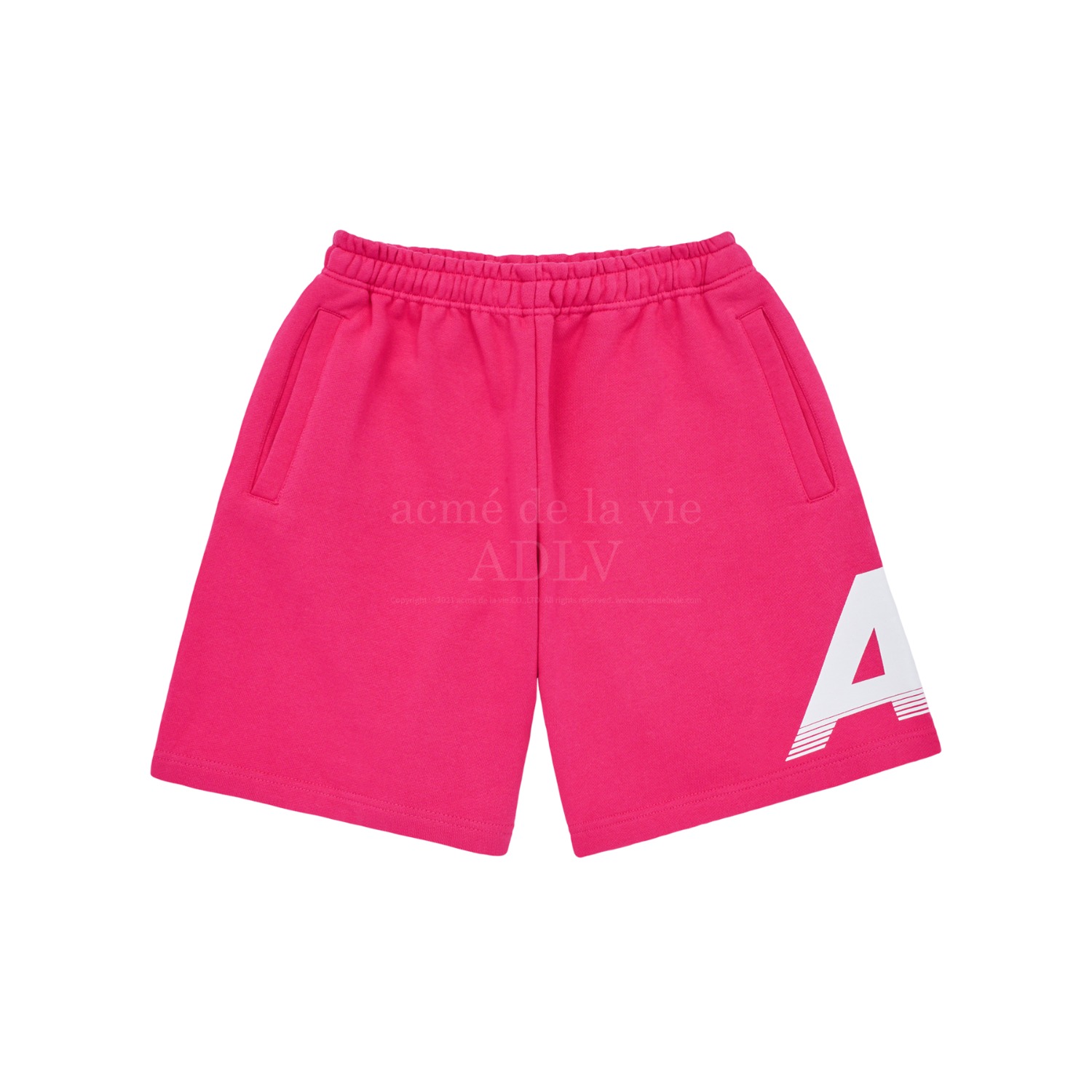 ADLV-[아크메드라비] BIG A LOGO TRAINING SHORT PANTS PINK