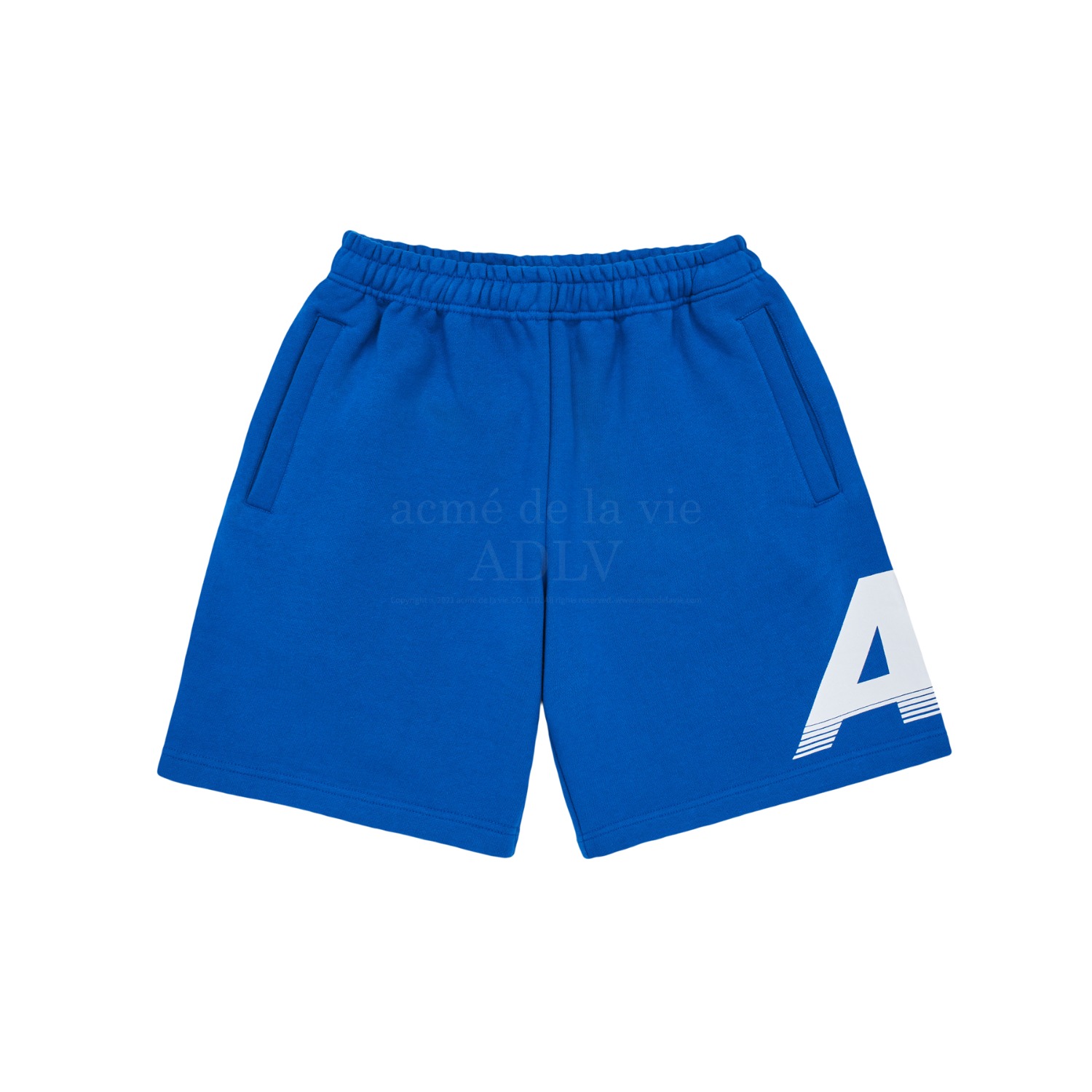 ADLV-[아크메드라비] BIG A LOGO TRAINING SHORT PANTS BLUE