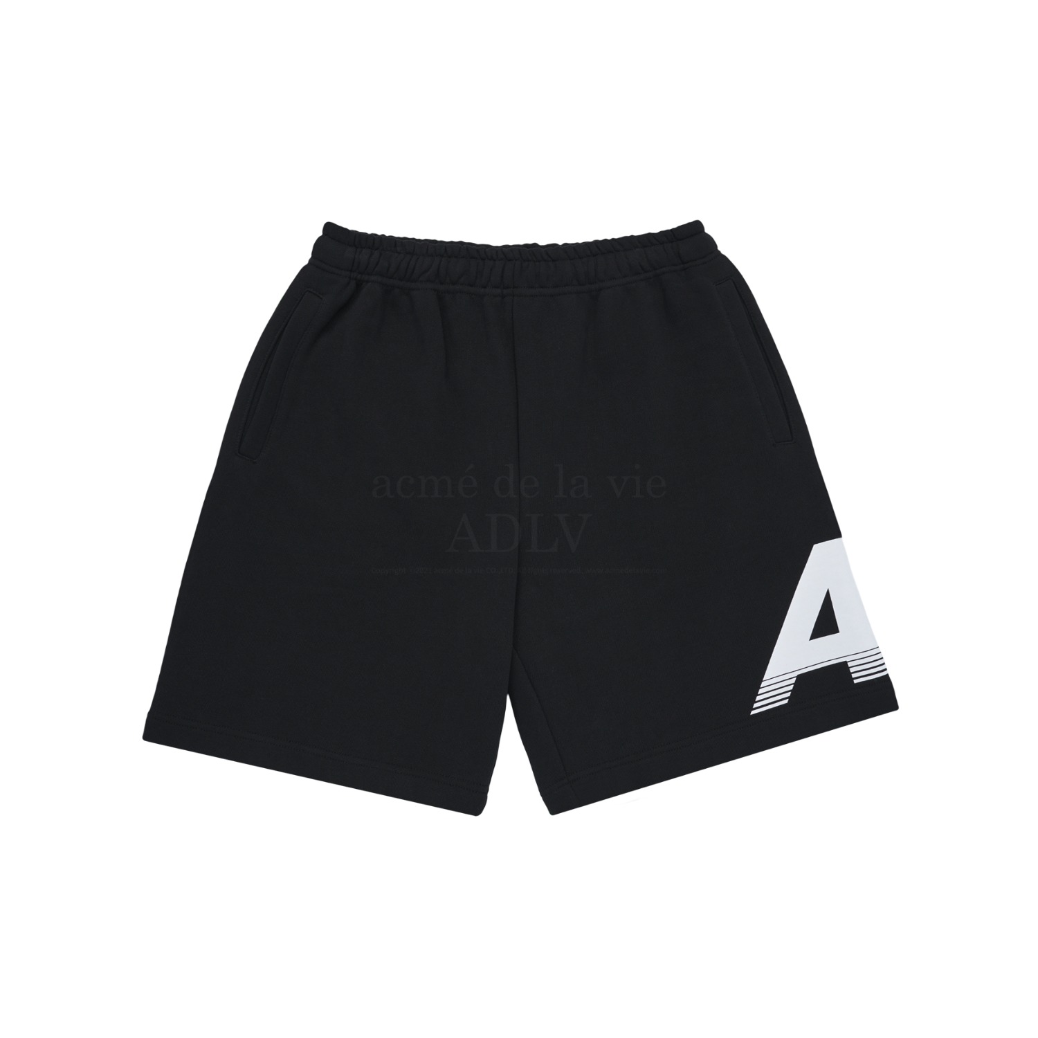 ADLV-[아크메드라비] BIG A LOGO TRAINING SHORT PANTS BLACK