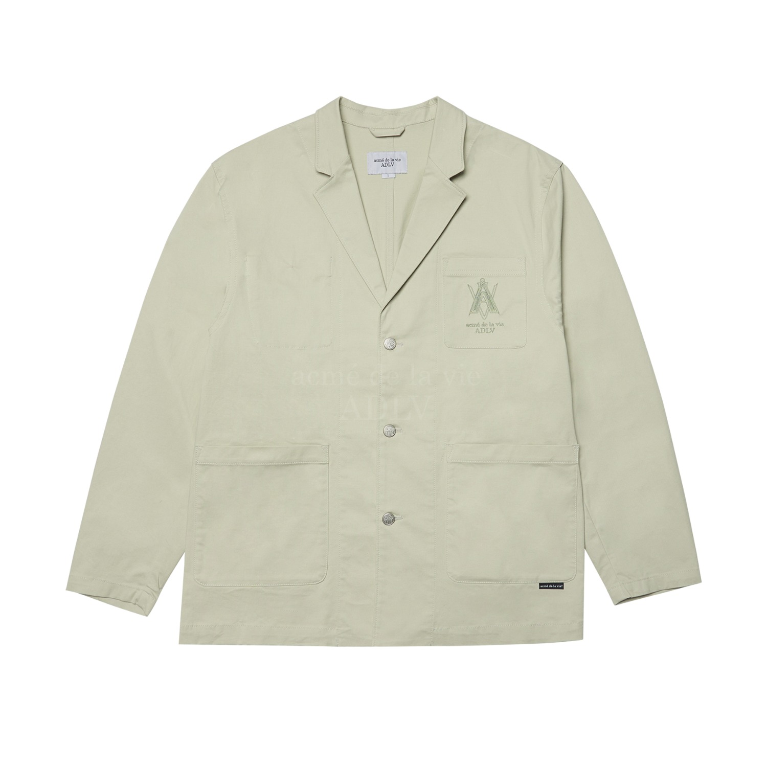 ADLV-[아크메드라비] A LOGO CASUAL BLAZER JACKET BEIGE