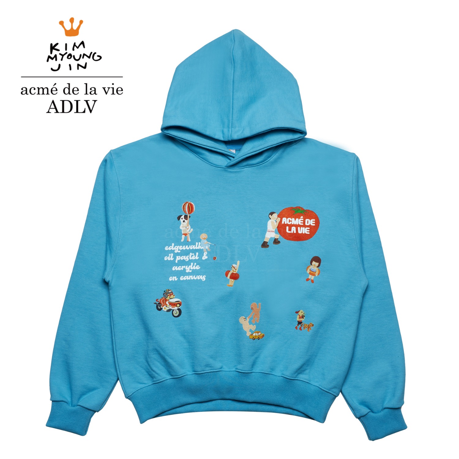 ADLV-Edgewalker x acme de la vie No.98 HOODIE SKYBLUE