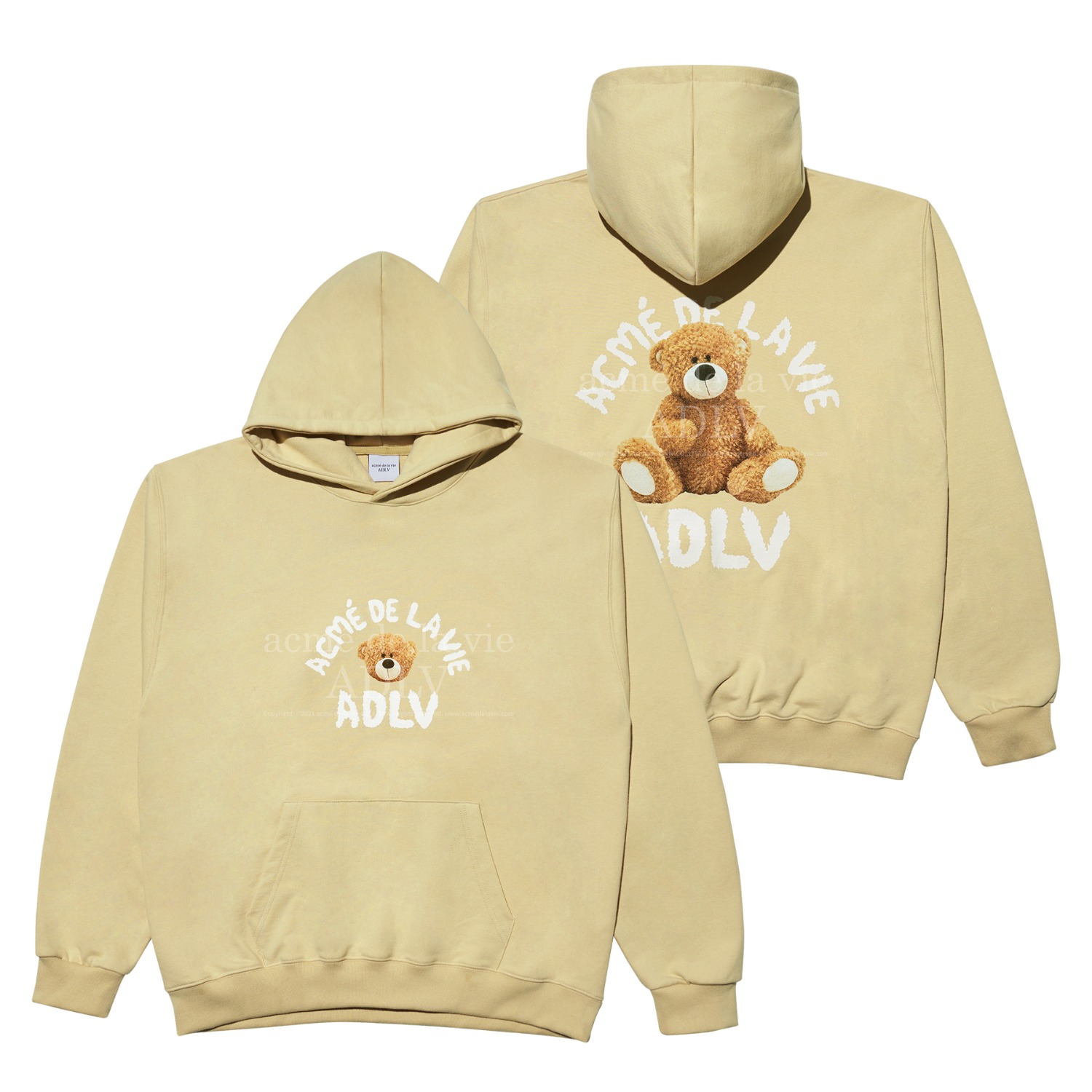 ADLV-[아크메드라비] TEDDY BEAR (BEAR DOLL) HOODIE BEIGE