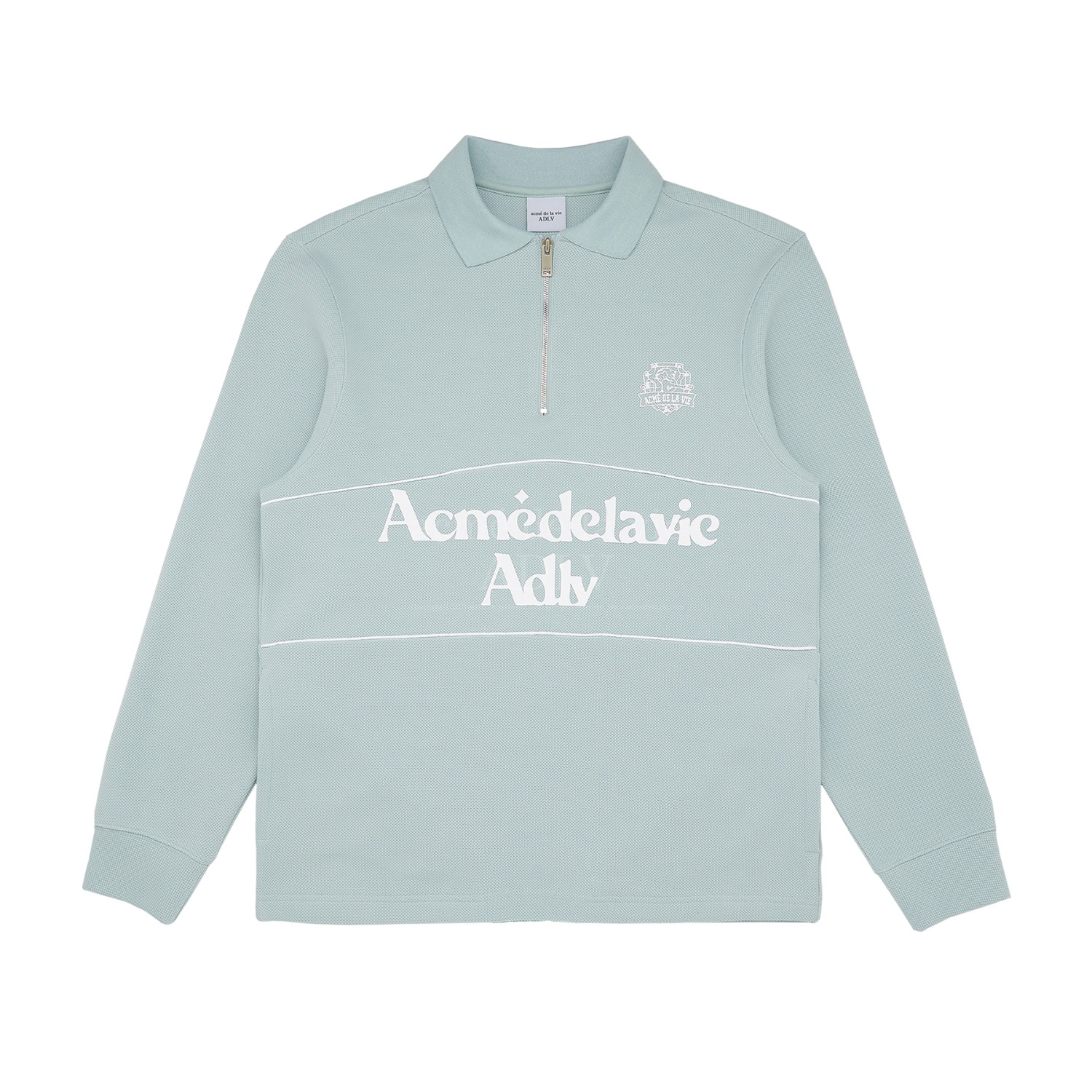 ADLV-[아크메드라비] PULLOVER PIQUE SWEATSHIRT MINT