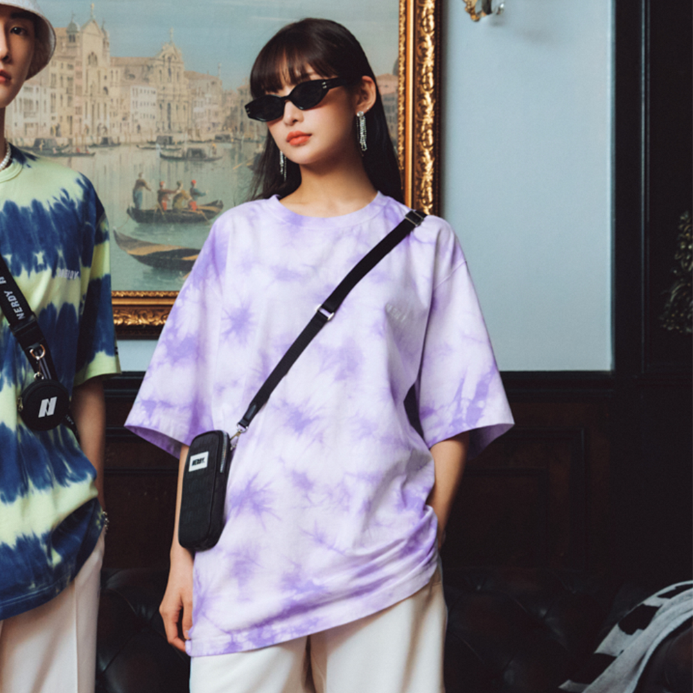 韓國 NERDY - Tie-dying Short Sleeve T-shirt (2color)