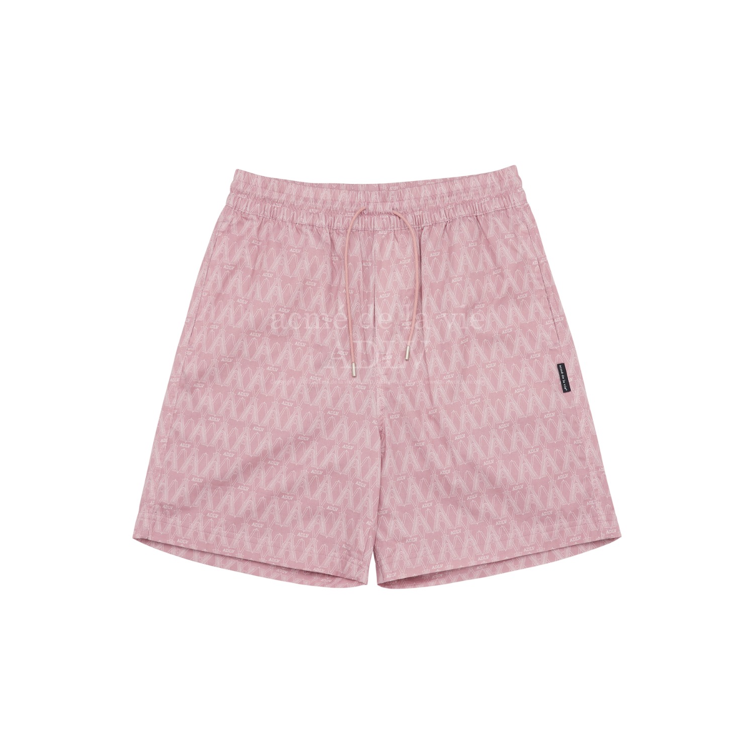 ADLV-[아크메드라비] A LOGO MONOGRAM PATTERN SHORT PANTS PINK