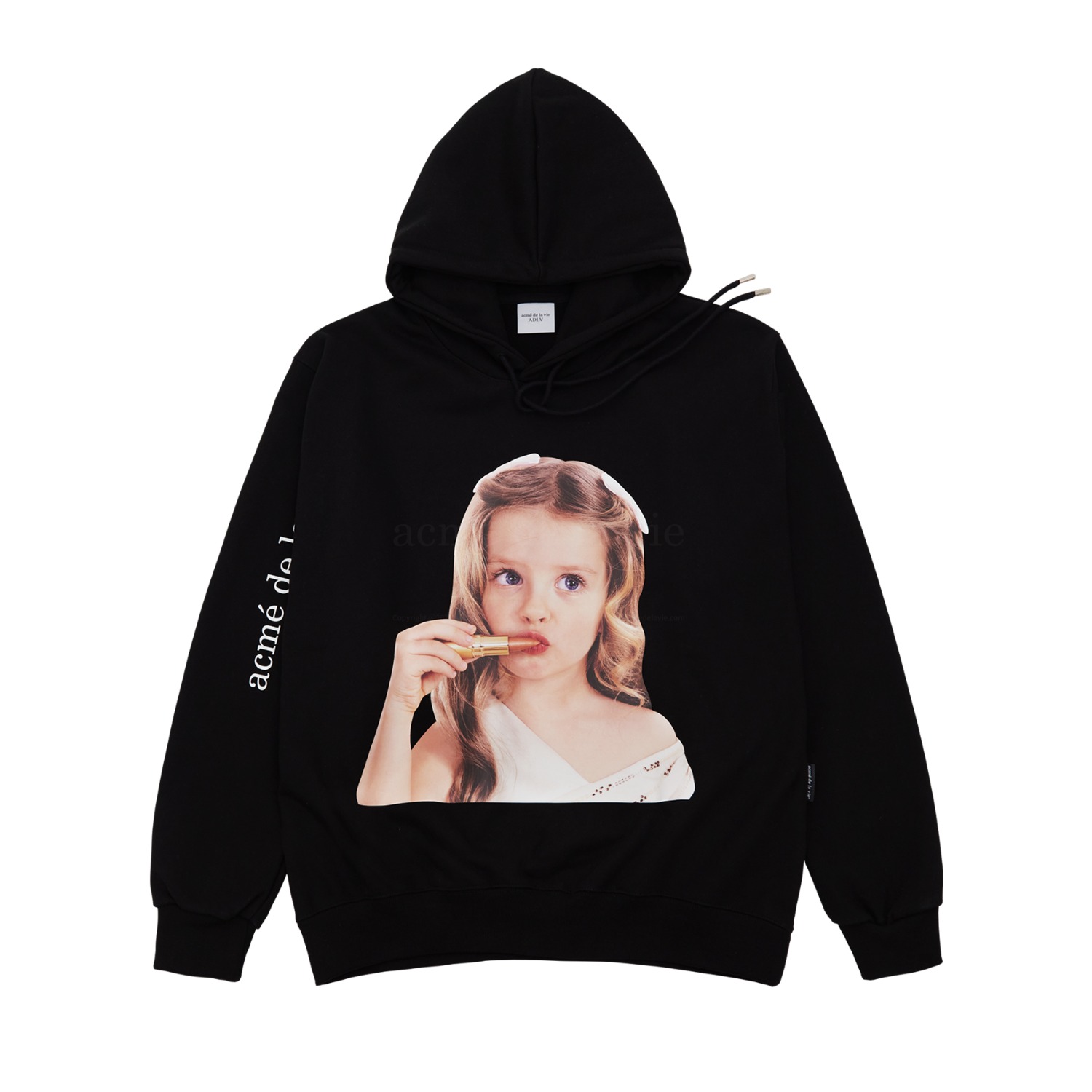 ADLV-[아크메드라비] ADLV BABY FACE HOODIE BLACK LIP STICK