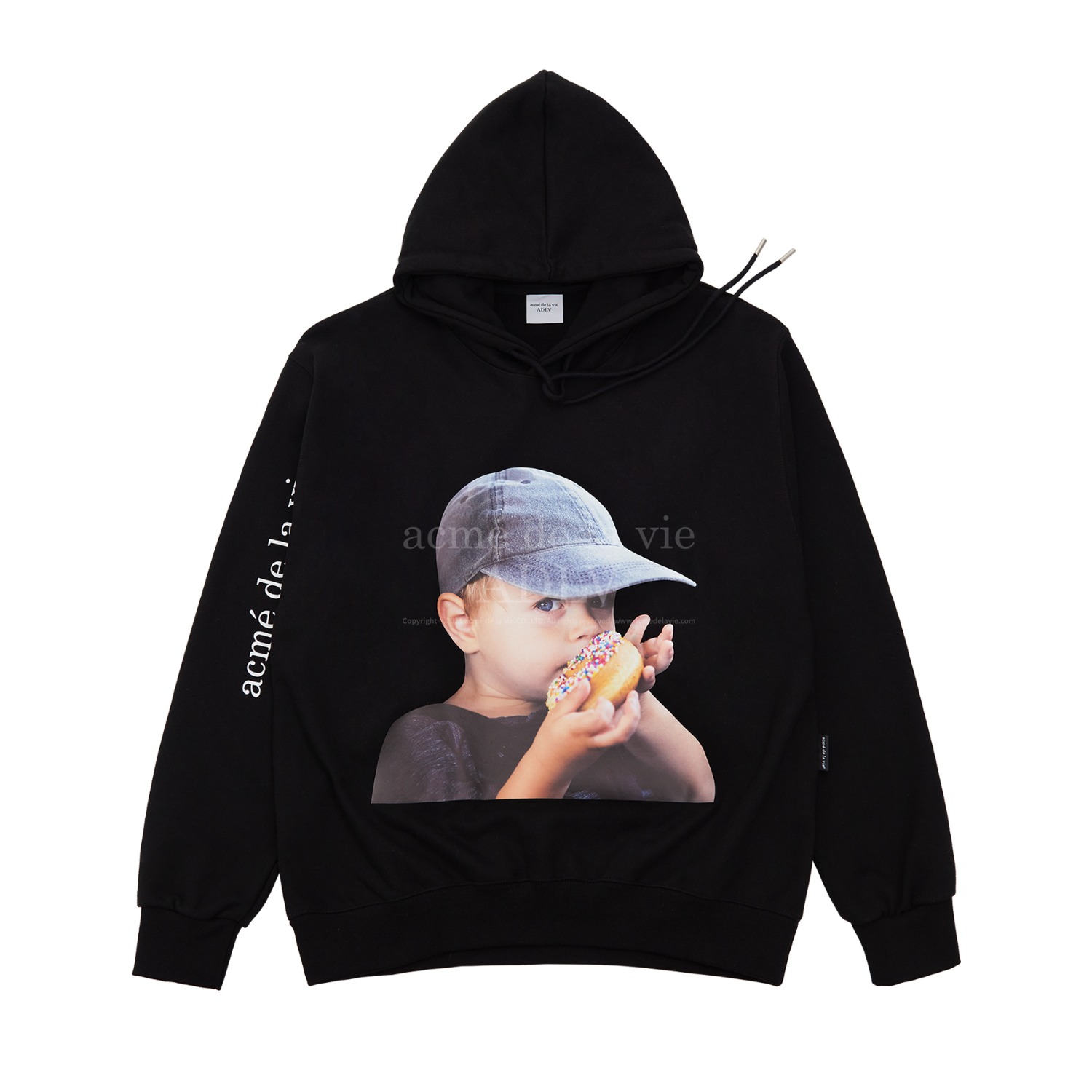 ADLV-[아크메드라비] ADLV BABY FACE HOODIE BLACK CAP BOY