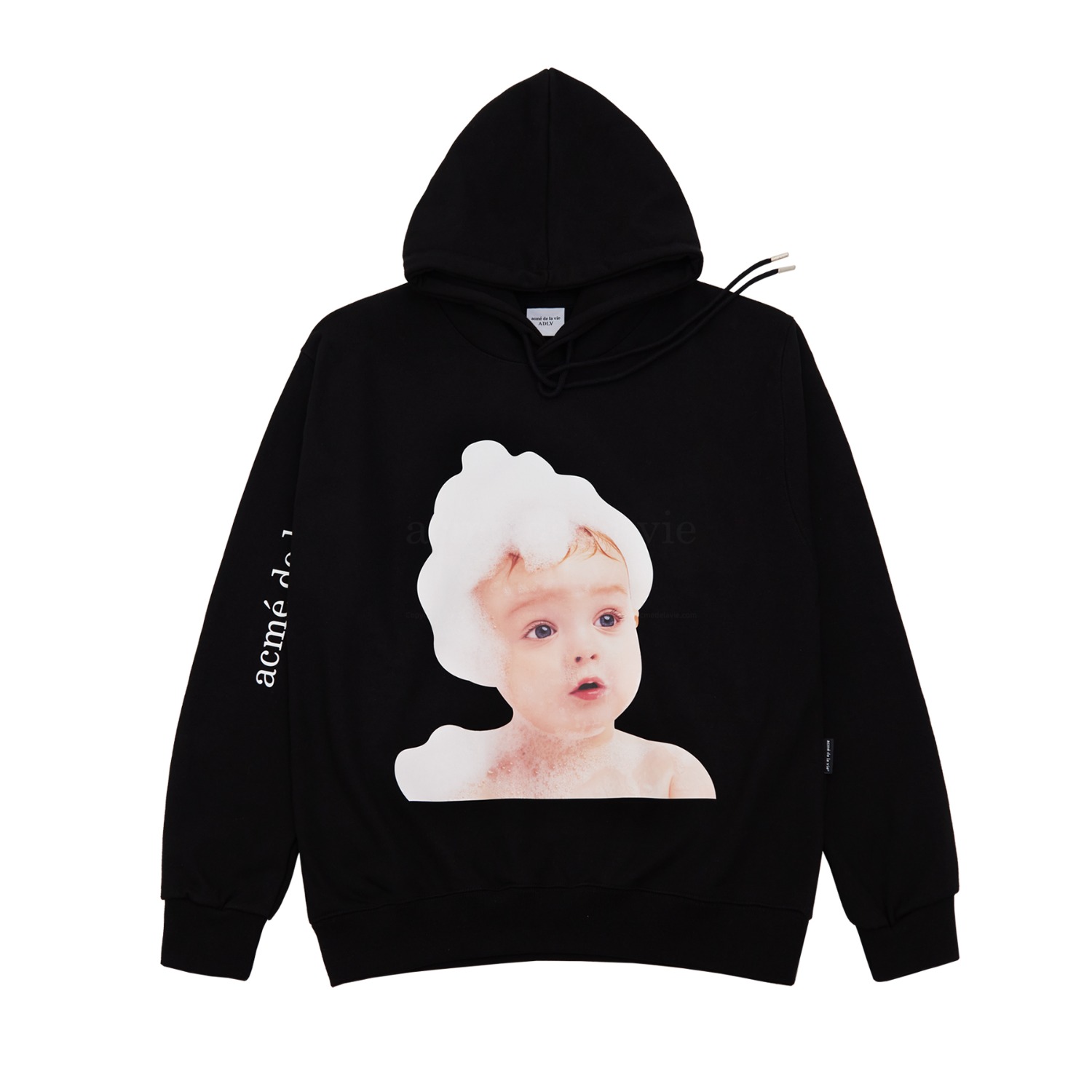 ADLV-[아크메드라비] ADLV BABY FACE HOODIE BLACK BUBBLE