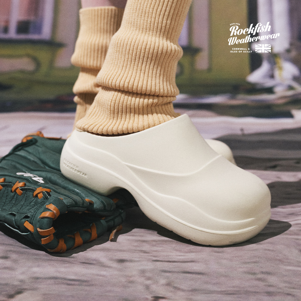 韓國Rockfish Weatherwear - HAYDEN CLOG - CREAM