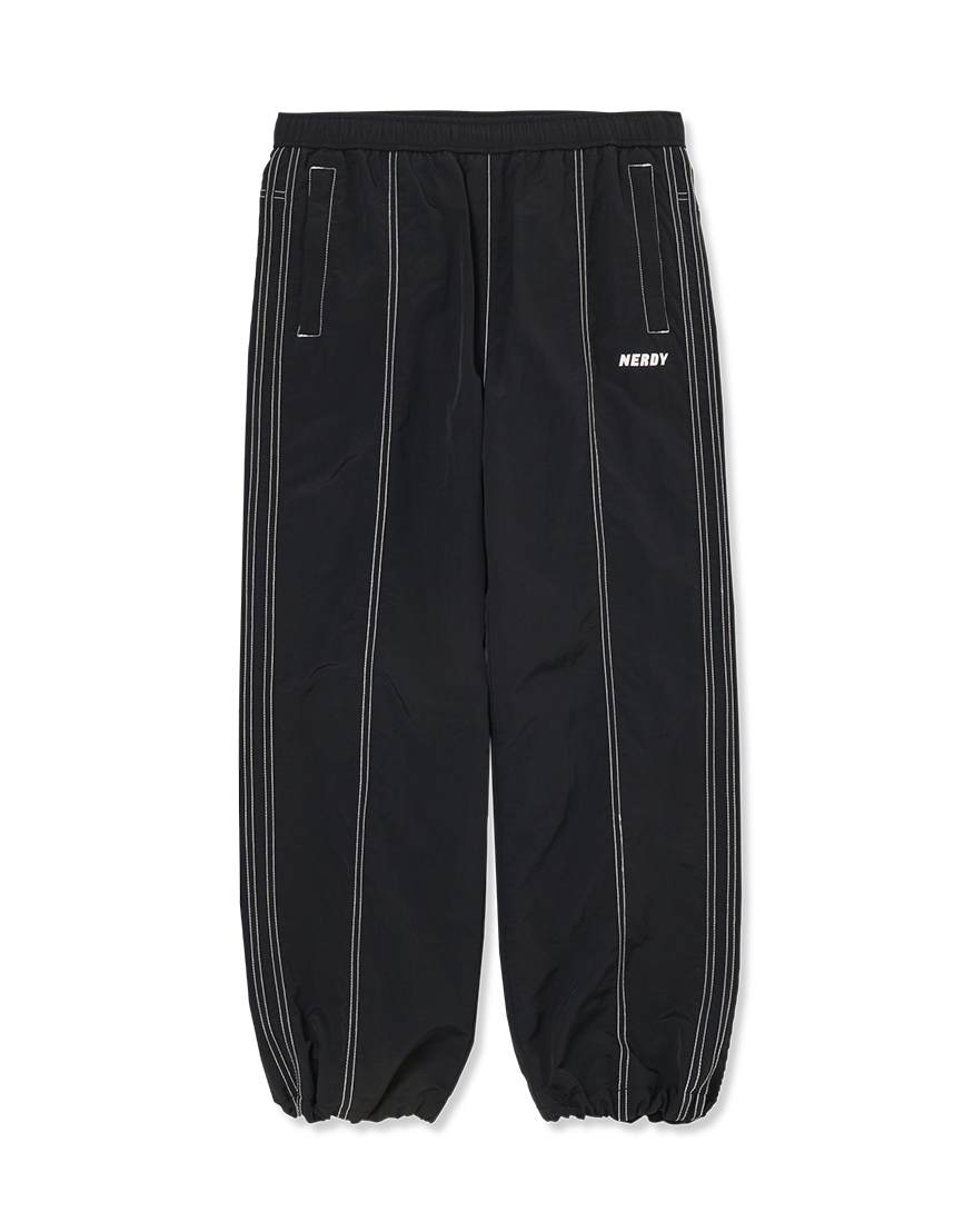韓國 NERDY - NY Stitch Woven Pants Black