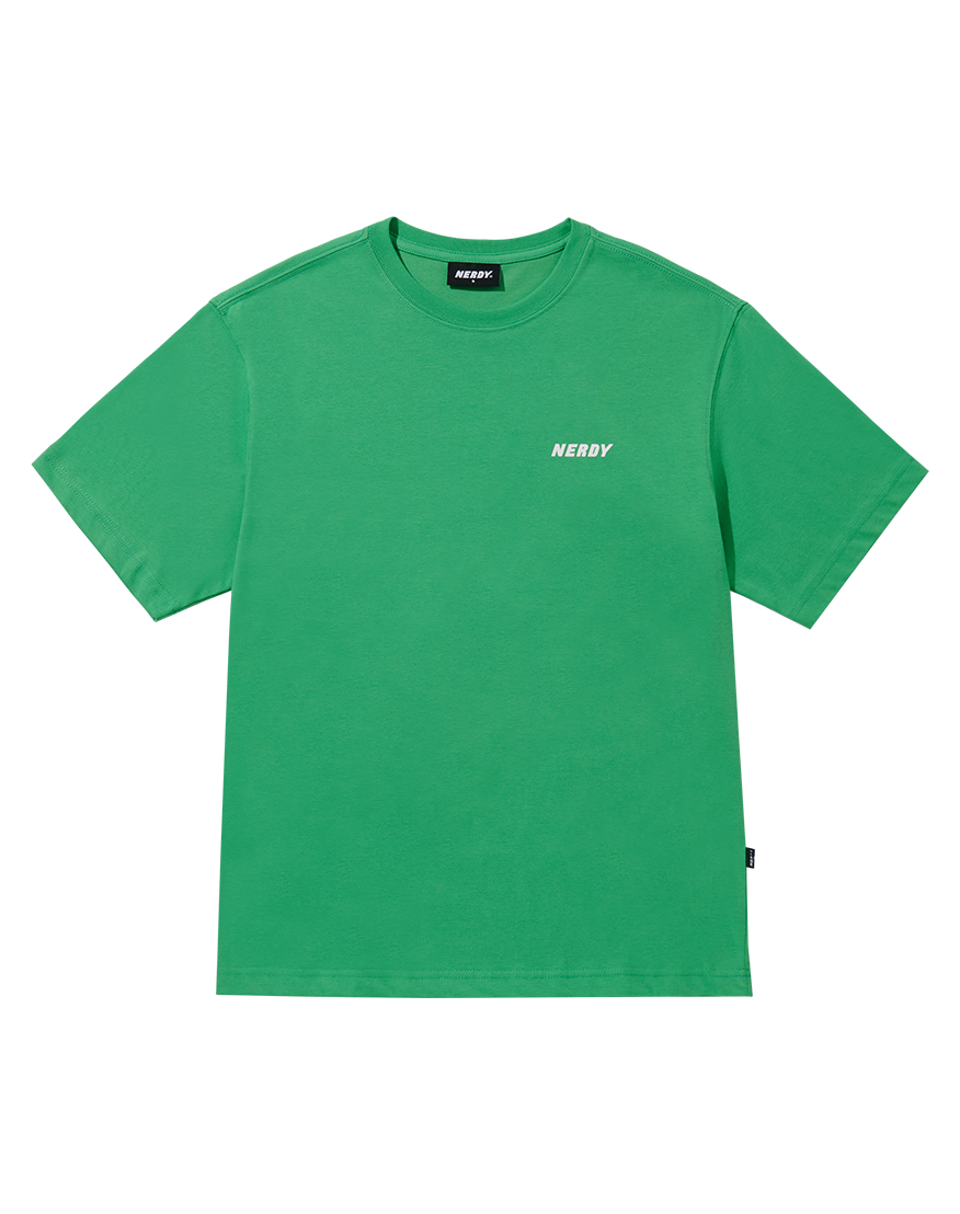 韓國 NERDY - Essential Short Sleeve T-Shirt Green