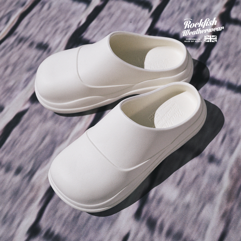 韓國Rockfish Weatherwear - HAYDEN CLOG - WHITE