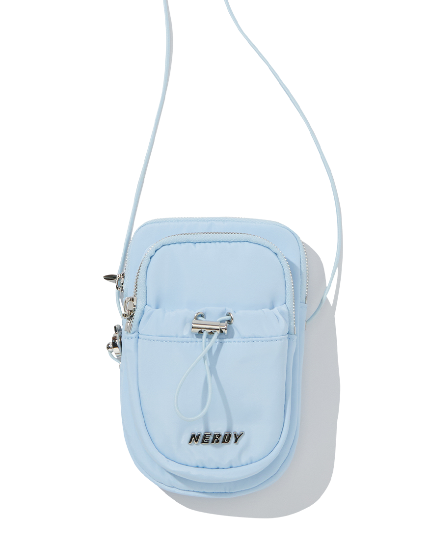 韓國 NERDY - String Mini Bag Sky Blue