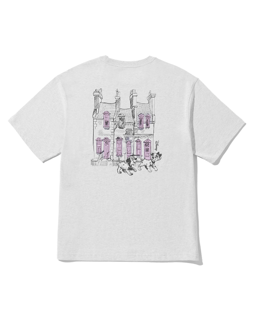 韓國 NERDY - Disney X NerdyHouse of Devils Short Sleeve T-Shirt (2color)