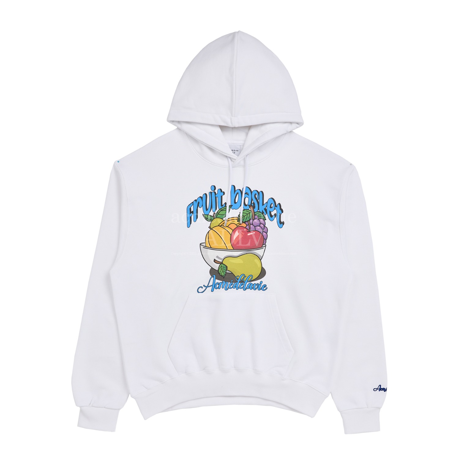 ADLV-[해외전용 상품] FRUIT BASKET ARTWORK HOODIE WHITE