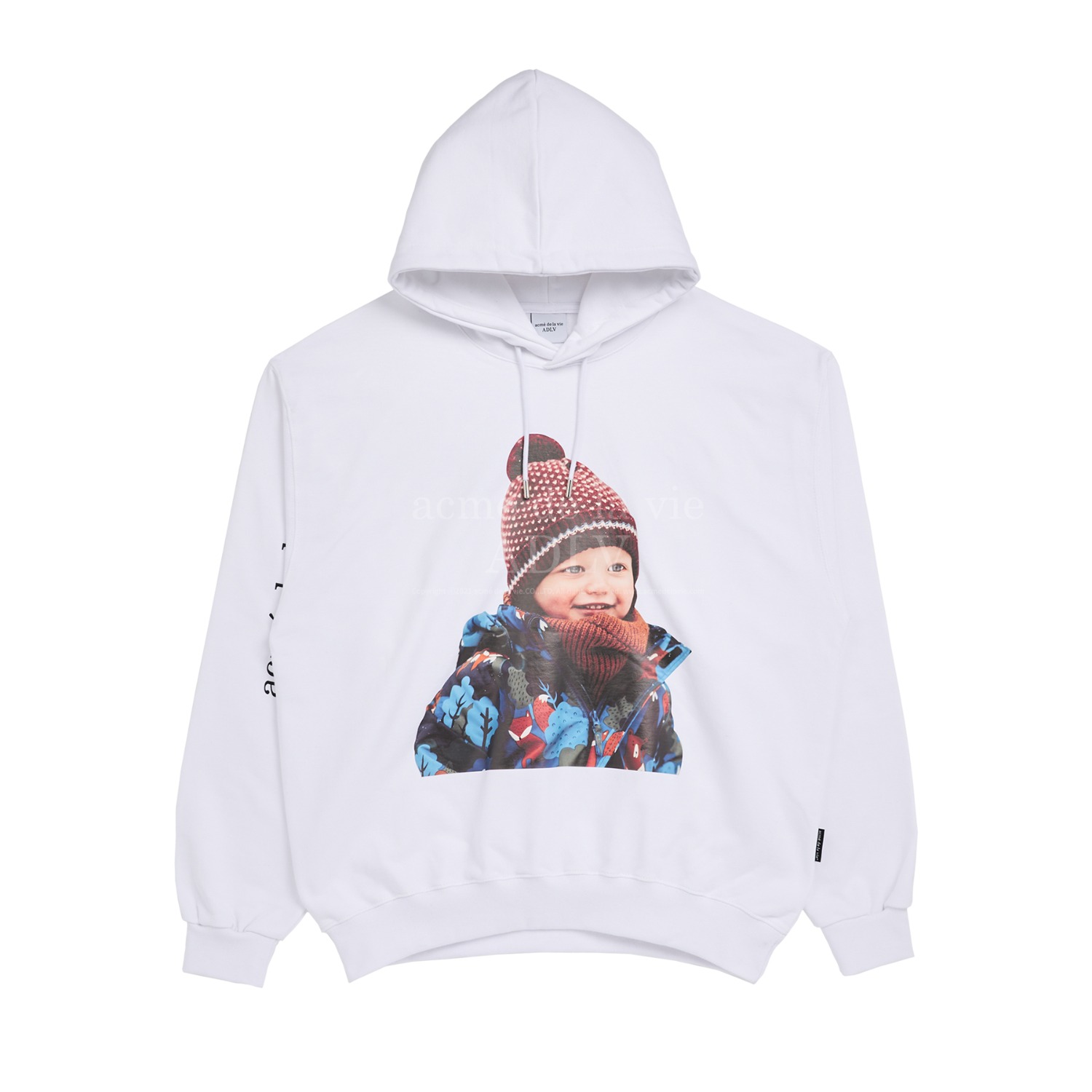 ADLV-[해외전용 상품] BABY FACE NATURE PATTERN JACKET BOY HOODIE WHITE