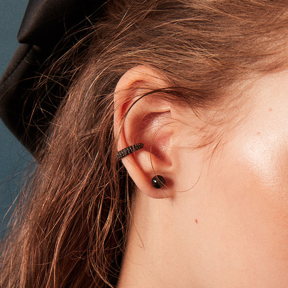 韓國VINTAGE HOLLYWOOD - All Crystal Color Earcuff