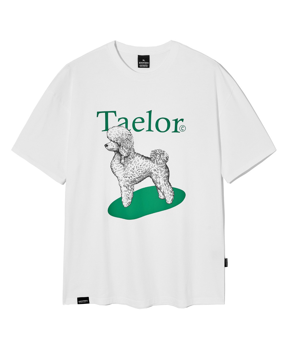 韓國GROOVE RHYME - TAELOR SERIES POODLE T-SHIRTS (GREEN)