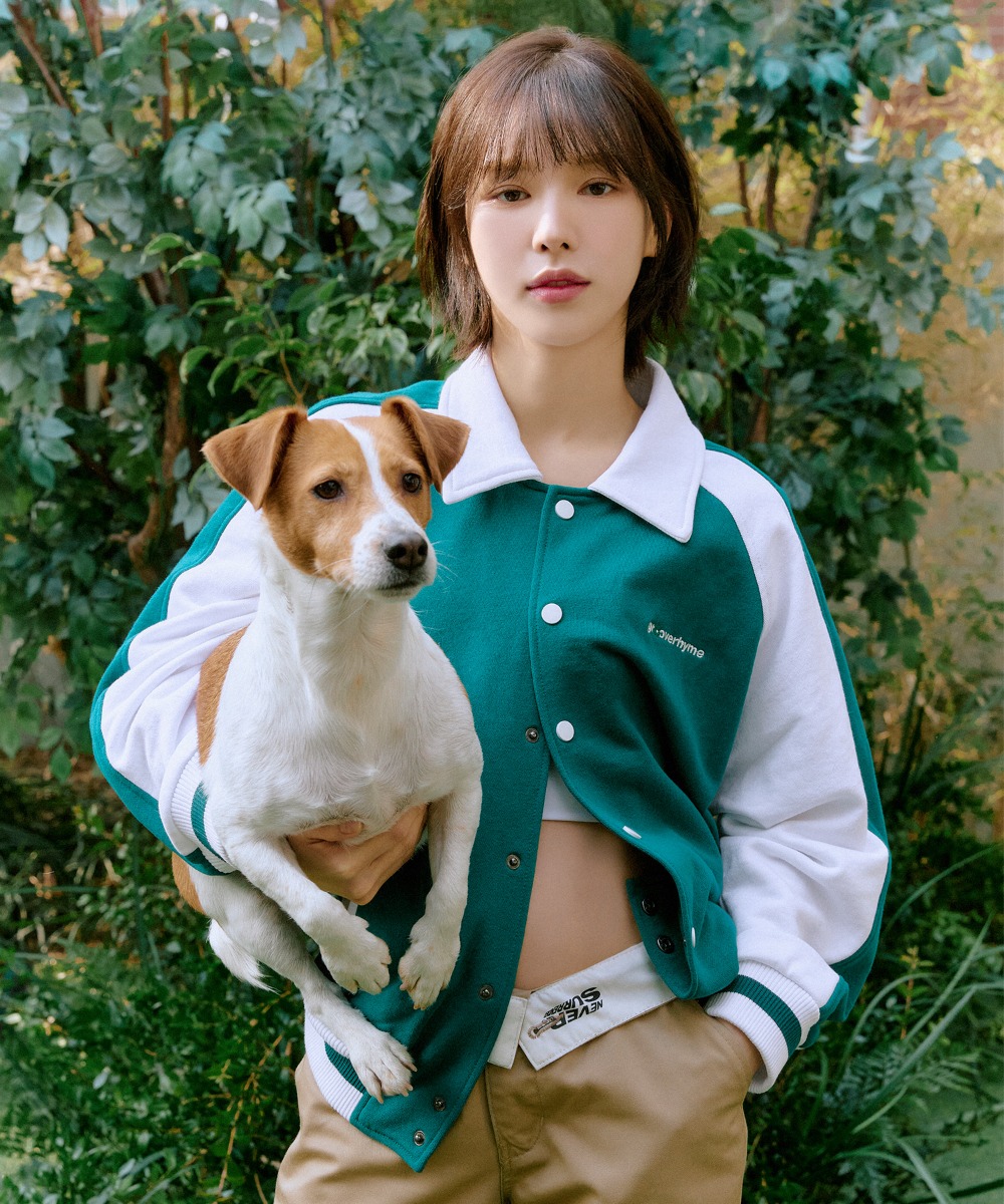 韓國GROOVE RHYME - WILDLIFE SWEAT SUKAJAN (GREEN)|WENDY同款